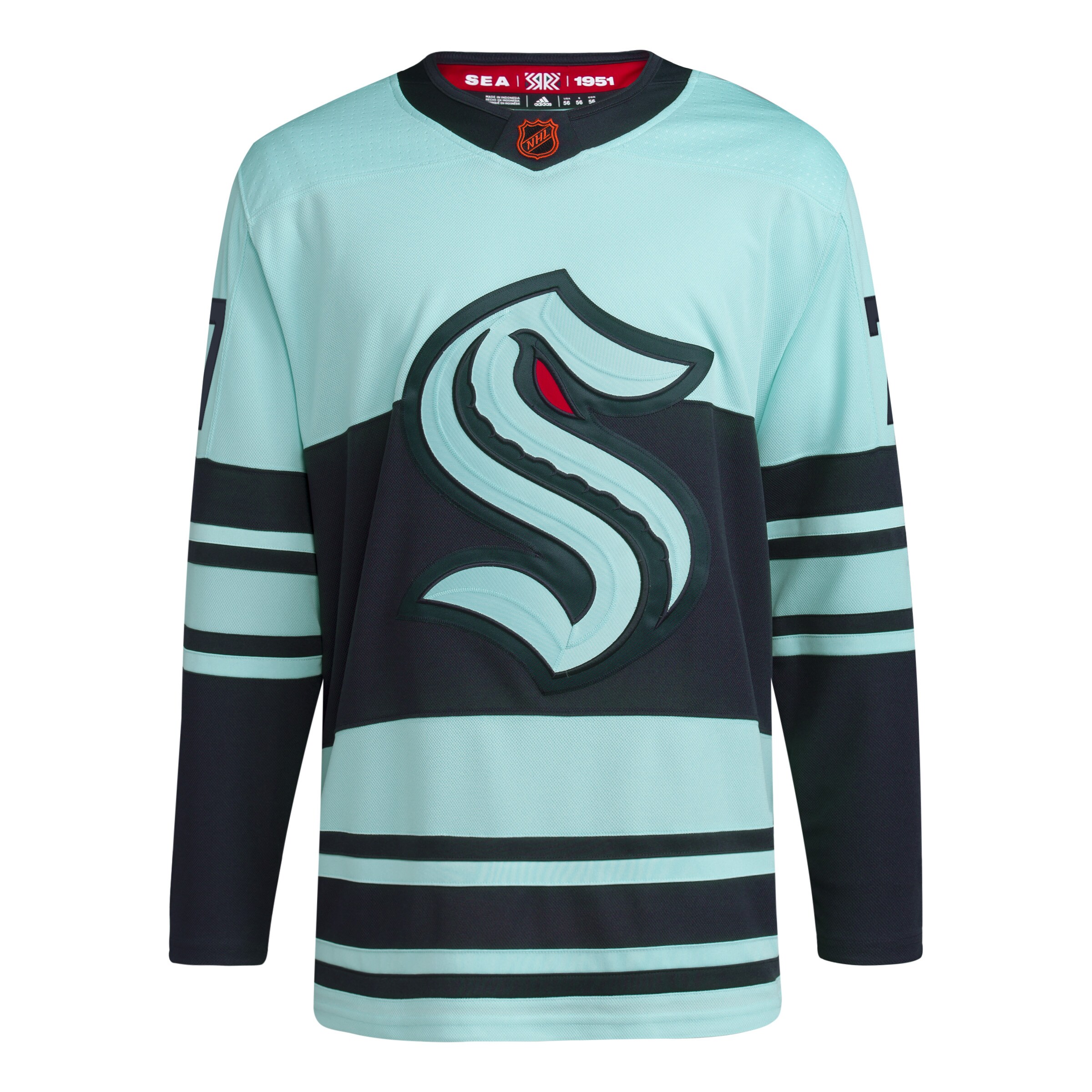 Jordan Eberle Seattle Kraken adidas Reverse Retro 2.0 Authentic Player Jersey - Light Blue
