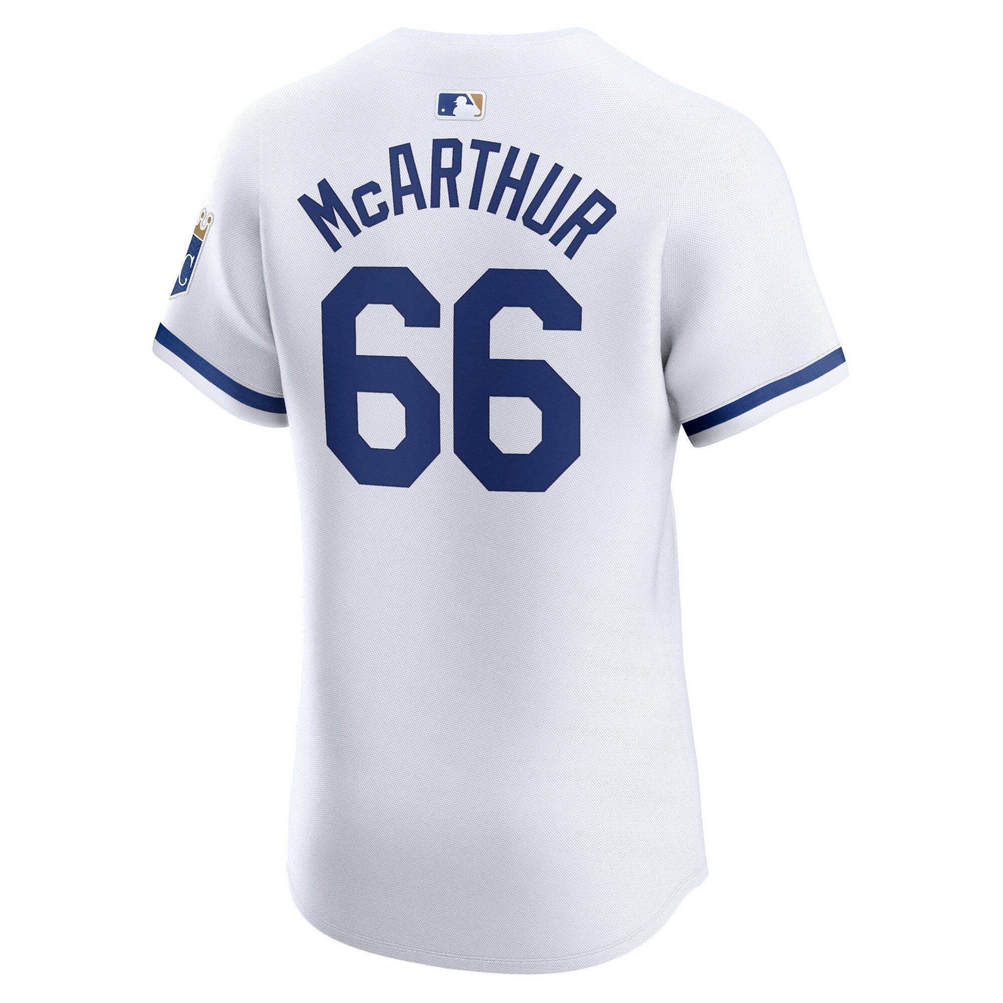 James Macarthur Kansas City Royals  Home Elite Player Jersey - White