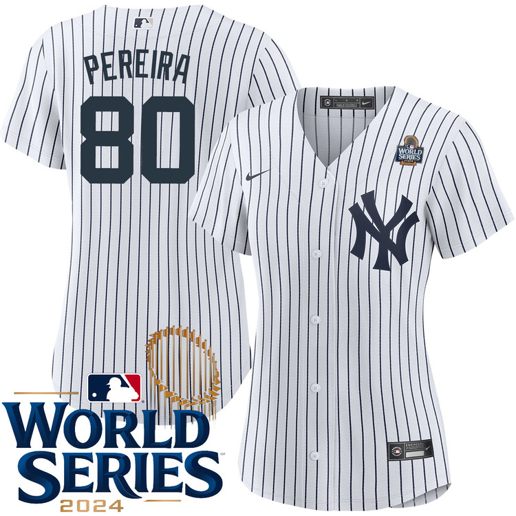 Everson Pereira New York Yankees Women's Home World Series Jersey