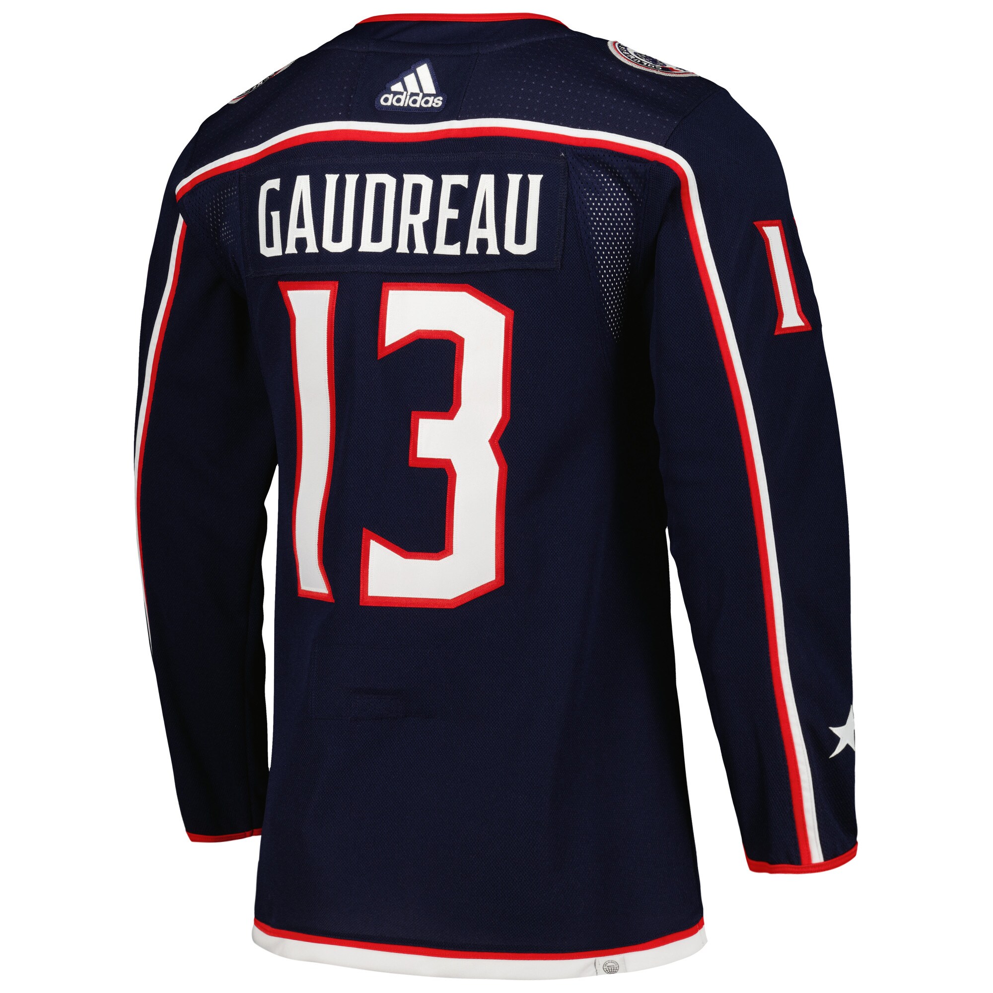 Johnny Gaudreau Columbus Blue Jackets adidas Home Primegreen Authentic Player Jersey - Navy