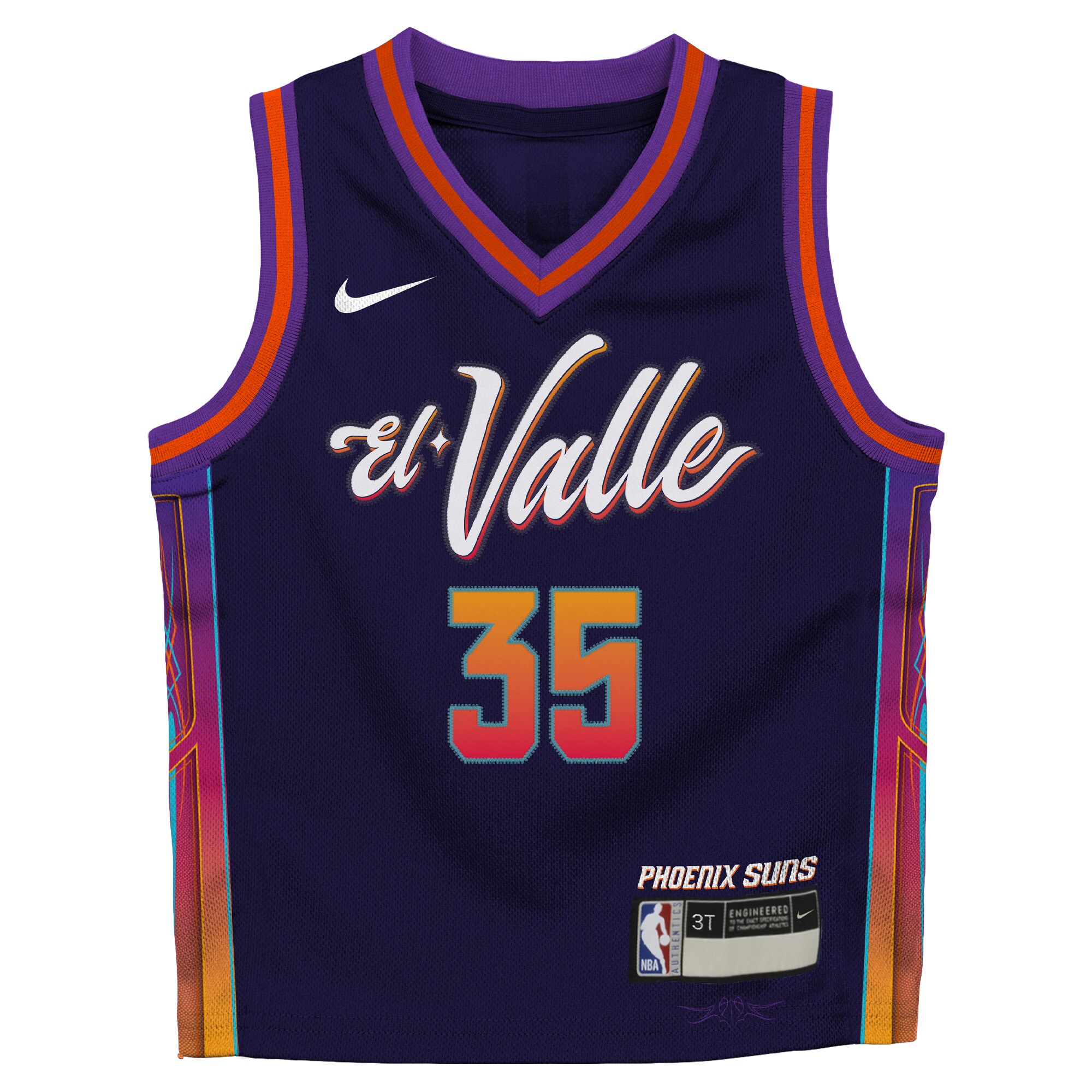 Kevin Durant Phoenix Suns Infant Swingman Replica Jersey - City Edition - Purple