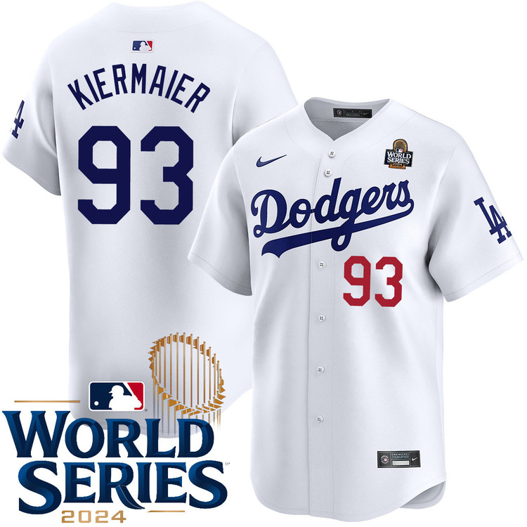 Kevin Kiermaier Los Angeles Dodgers Home Limited World Series Jersey