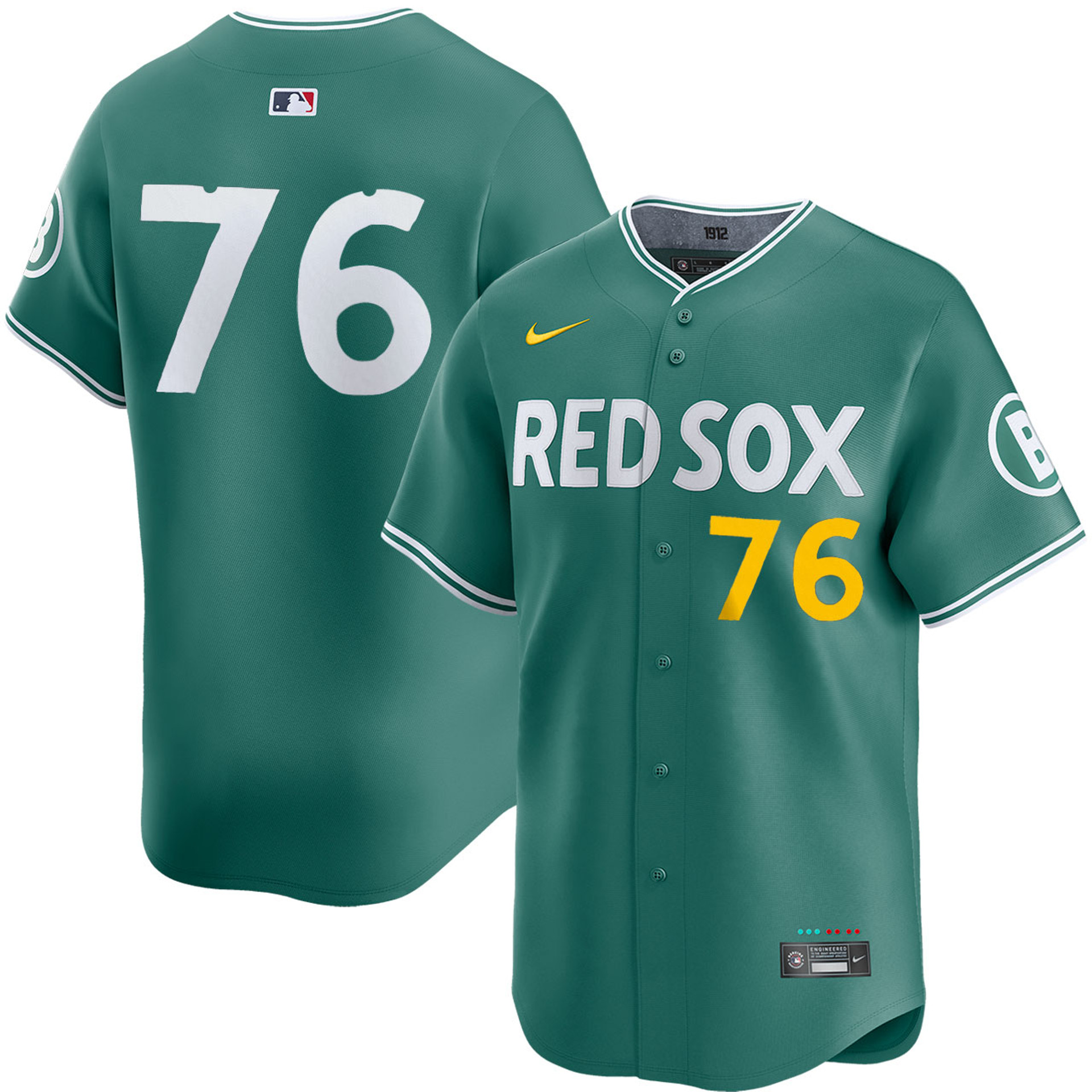 Zack Kelly Boston Red Sox City Connect 2.0 Limited Jersey