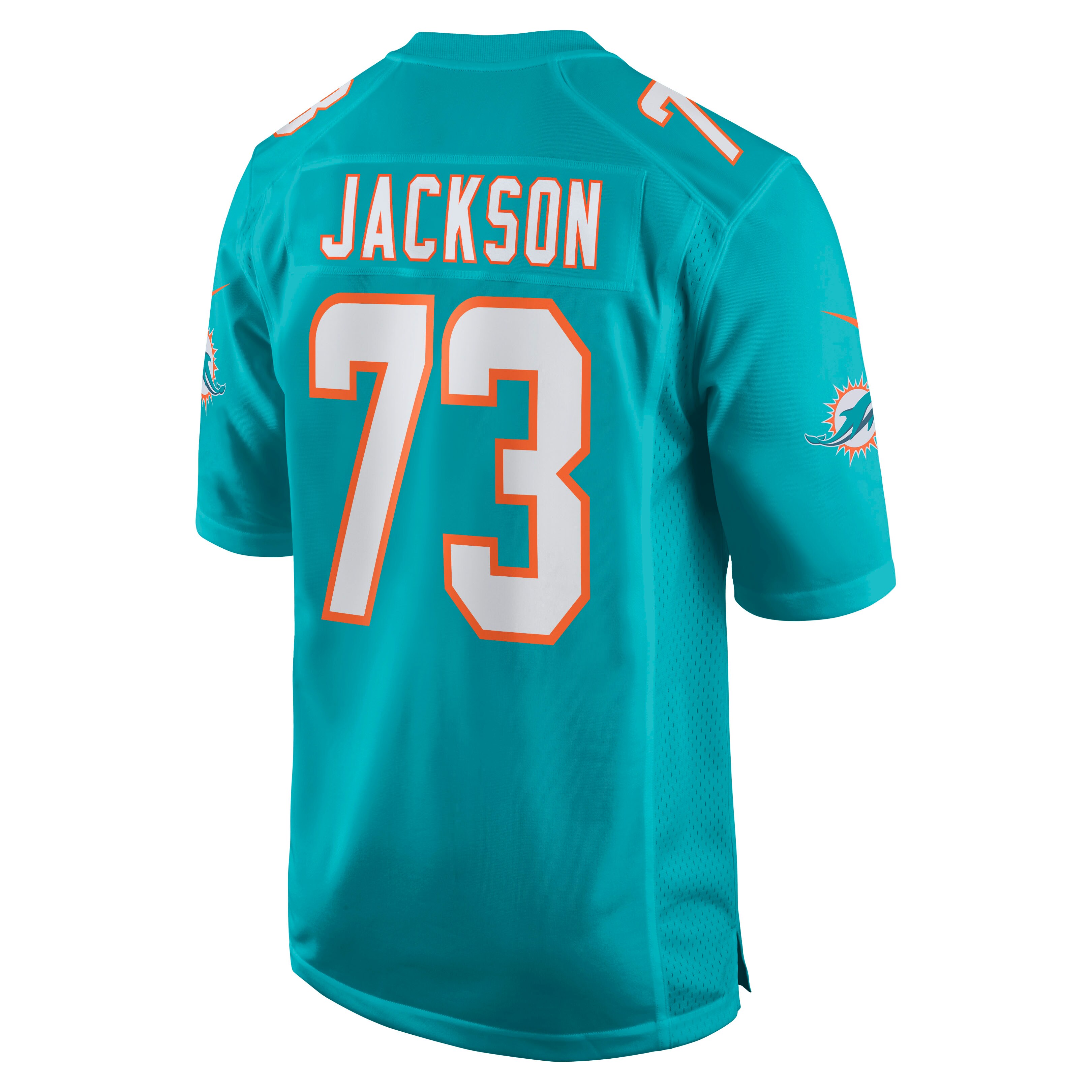 Austin Jackson Miami Dolphins  Player Game Jersey - Aqua