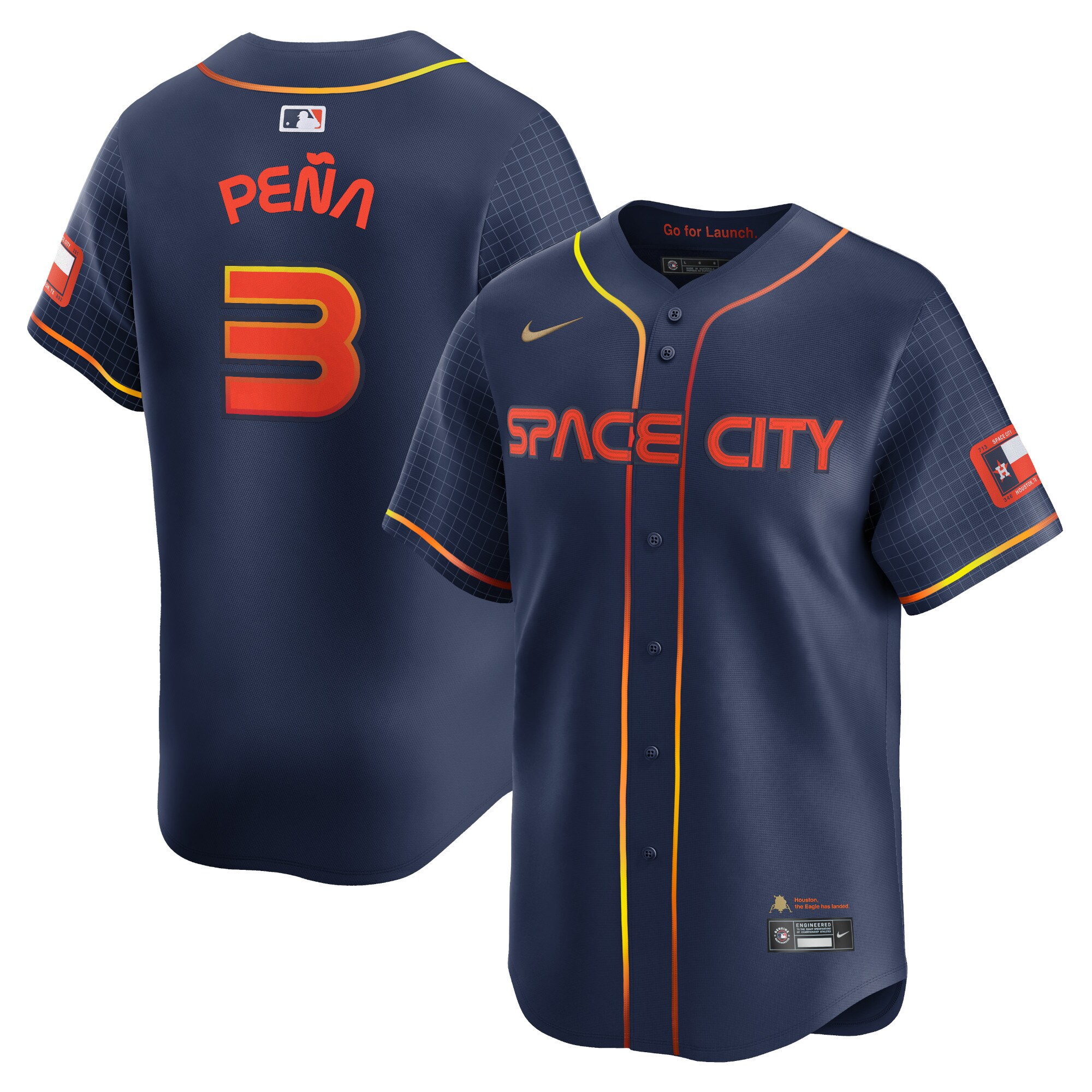 Jeremy Pe\u00c3\u00b1a Houston Astros City Connect Limited Player Jersey - Navy