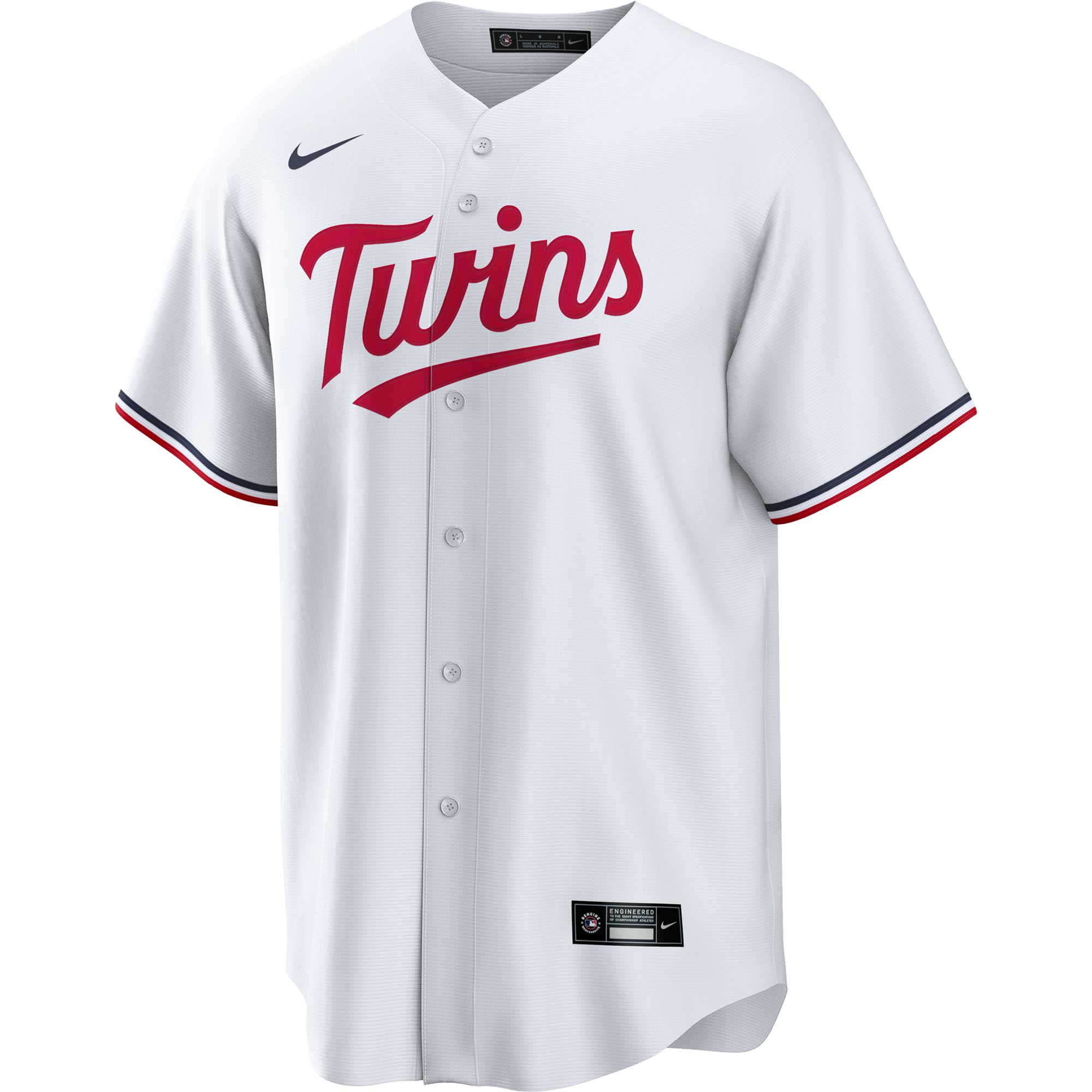 Minnesota Twins  Home Replica Team Jersey - White