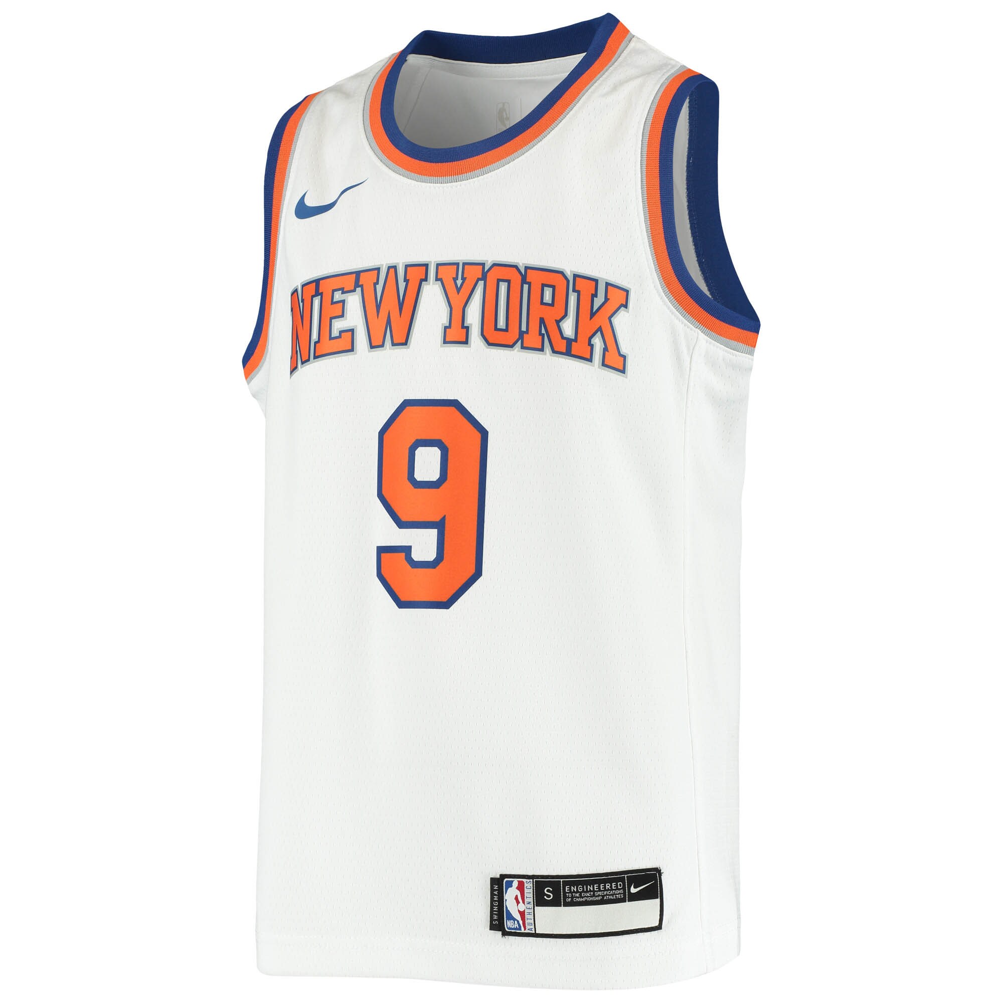 RJ Barrett New York Knicks Youth Swingman Jersey - Association Edition - White