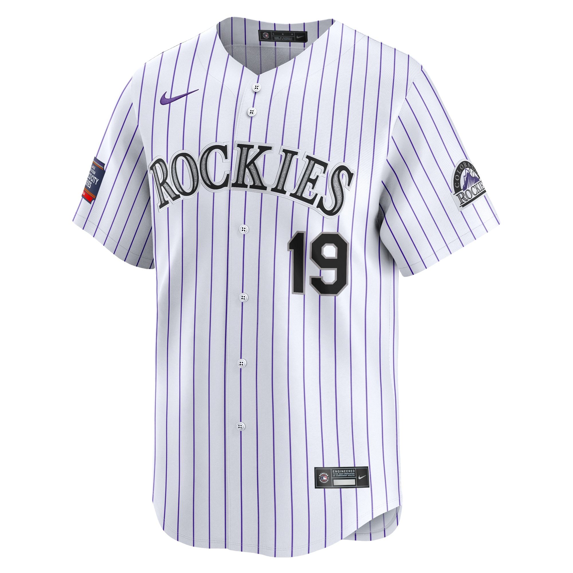 Charlie Blackmon Colorado Rockies 2024 MLB World Tour Mexico City Series Home Limited Player Jersey - White