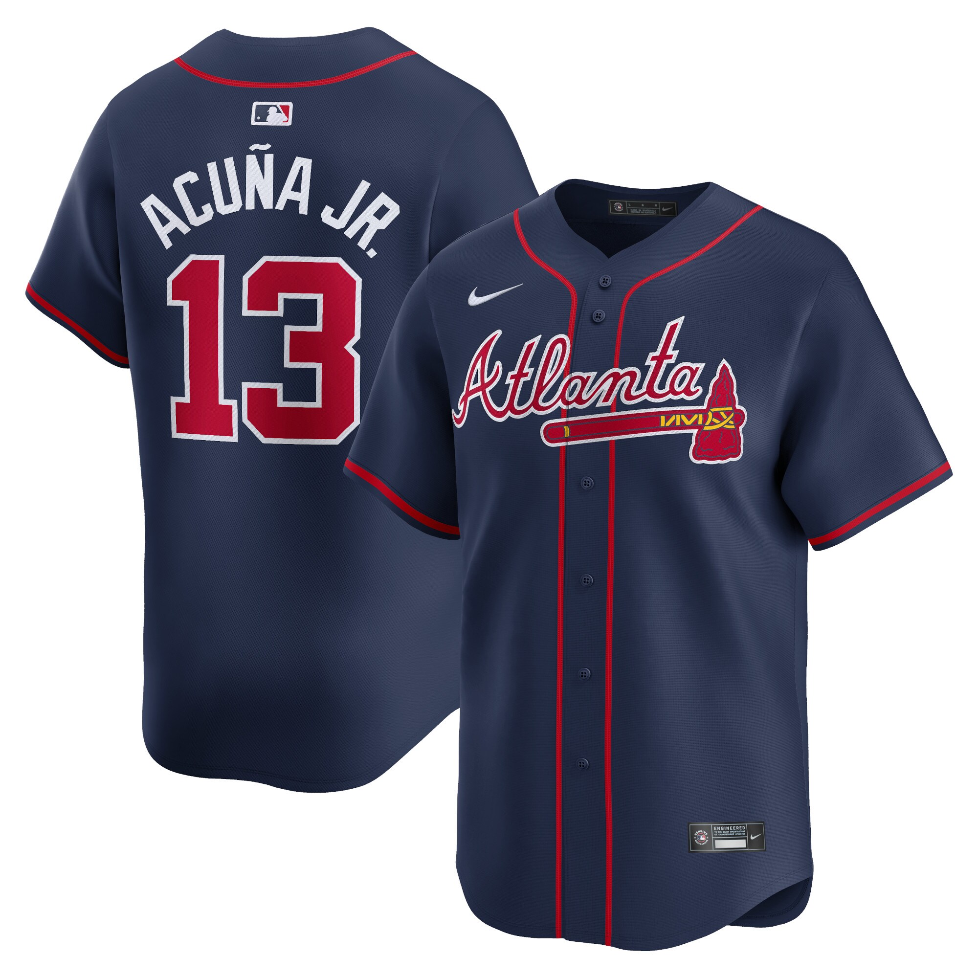 Ronald Acu\u00c3\u00b1a Jr. Atlanta Braves Alternate Limited Player Jersey Navy