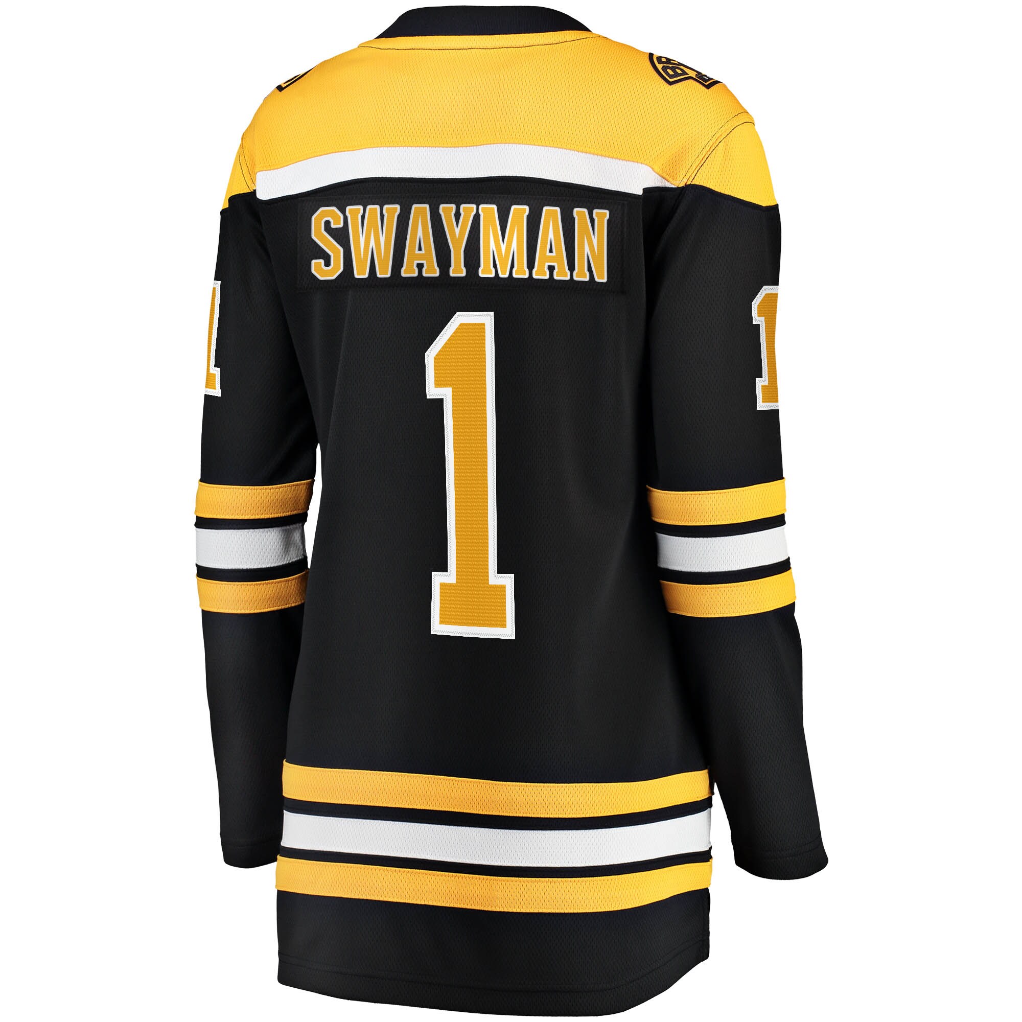 Jeremy Swayman Boston Bruins Fanatics Women's Home Breakaway Jersey - Black