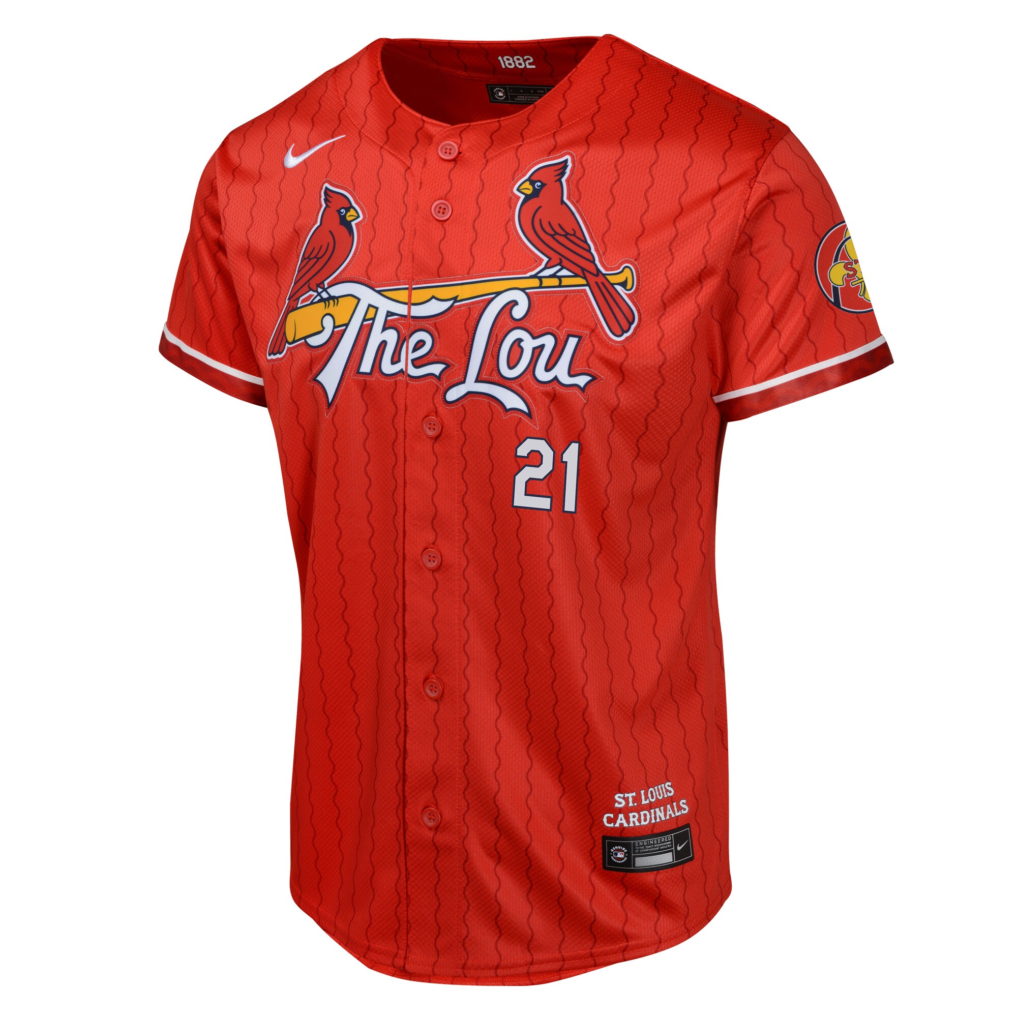 Lars Nootbaar St. Louis Cardinals Youth 2024 City Connect Limited Player Jersey - Red