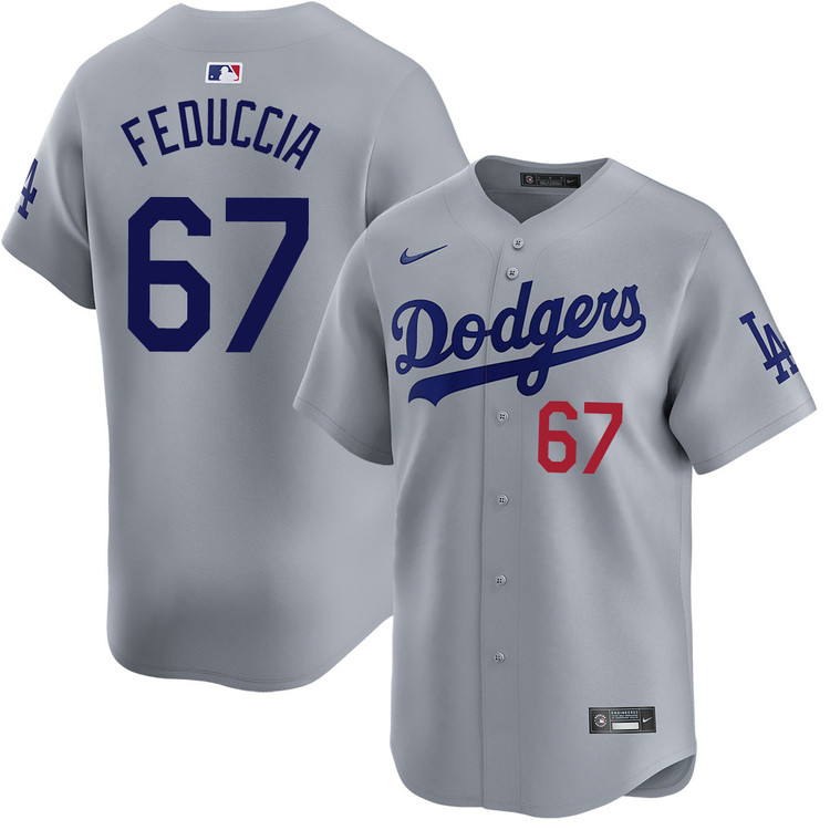 Hunter Feduccia Los Angeles Dodgers Alternate Road Limited Jersey