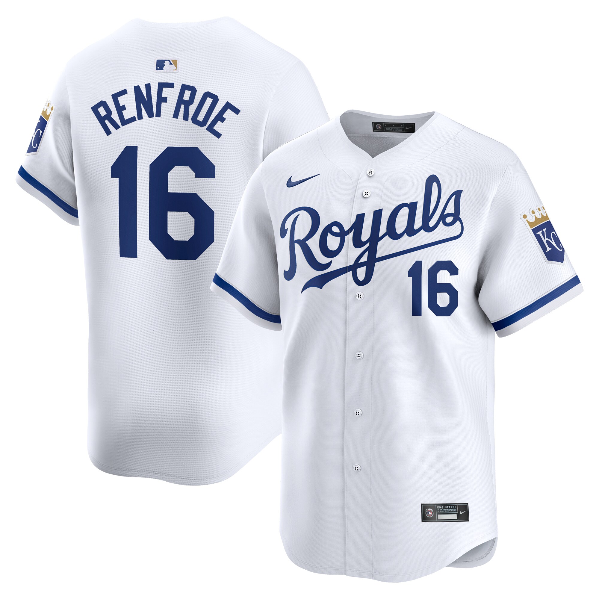 Hunter Renfroe Kansas City Royals  Home Limited Player Jersey White