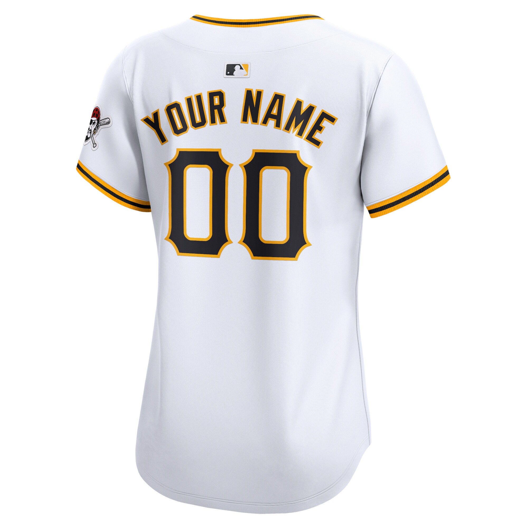 Pittsburgh Pirates  Women's Home Limited Custom Jersey - White
