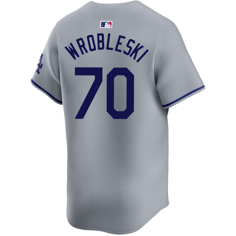 Justin Wrobleski Los Angeles Dodgers Road Limited World Series Jersey