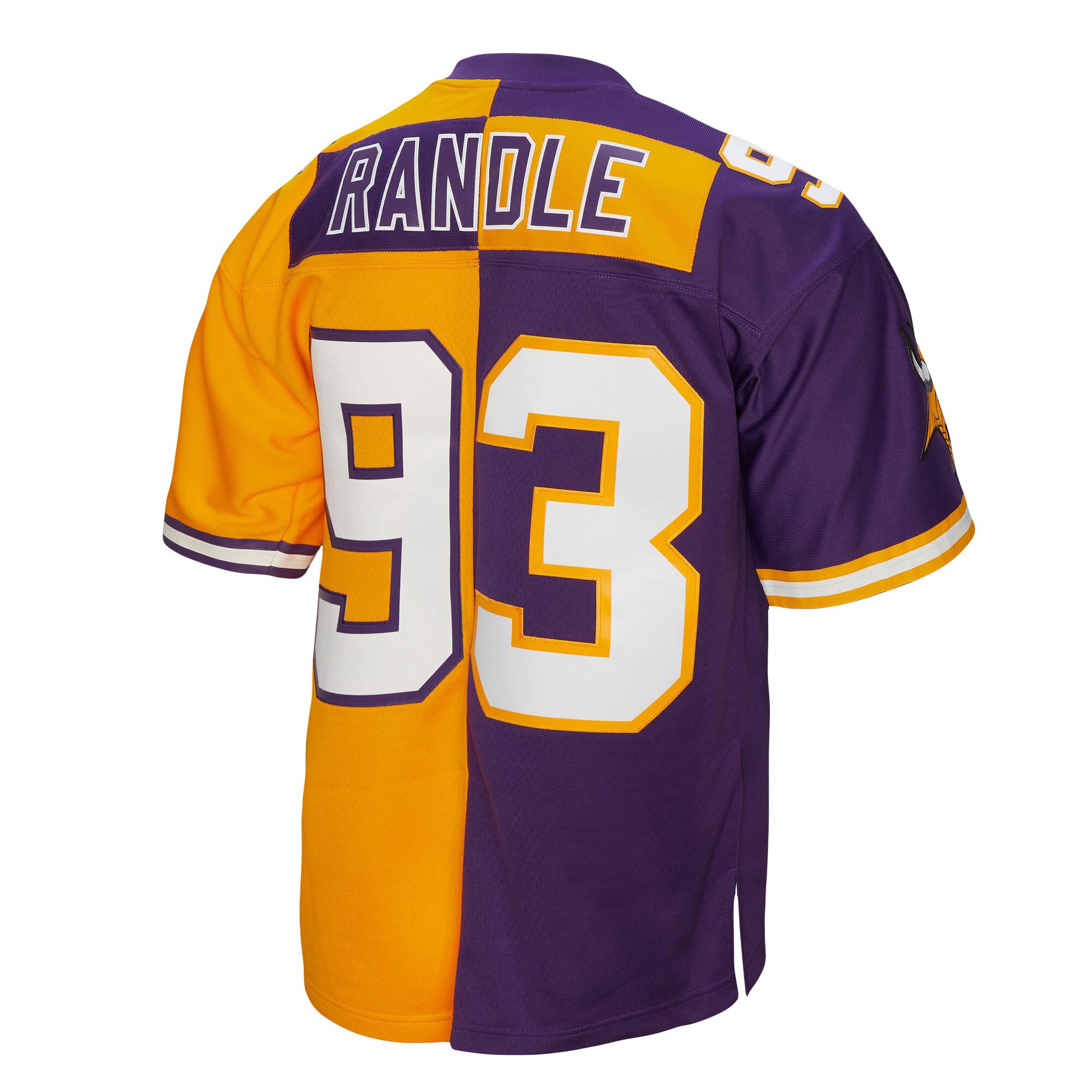 John Randle Minnesota Vikings Mitchell & Ness 1998 Split Legacy Replica Jersey - Purple\/Gold