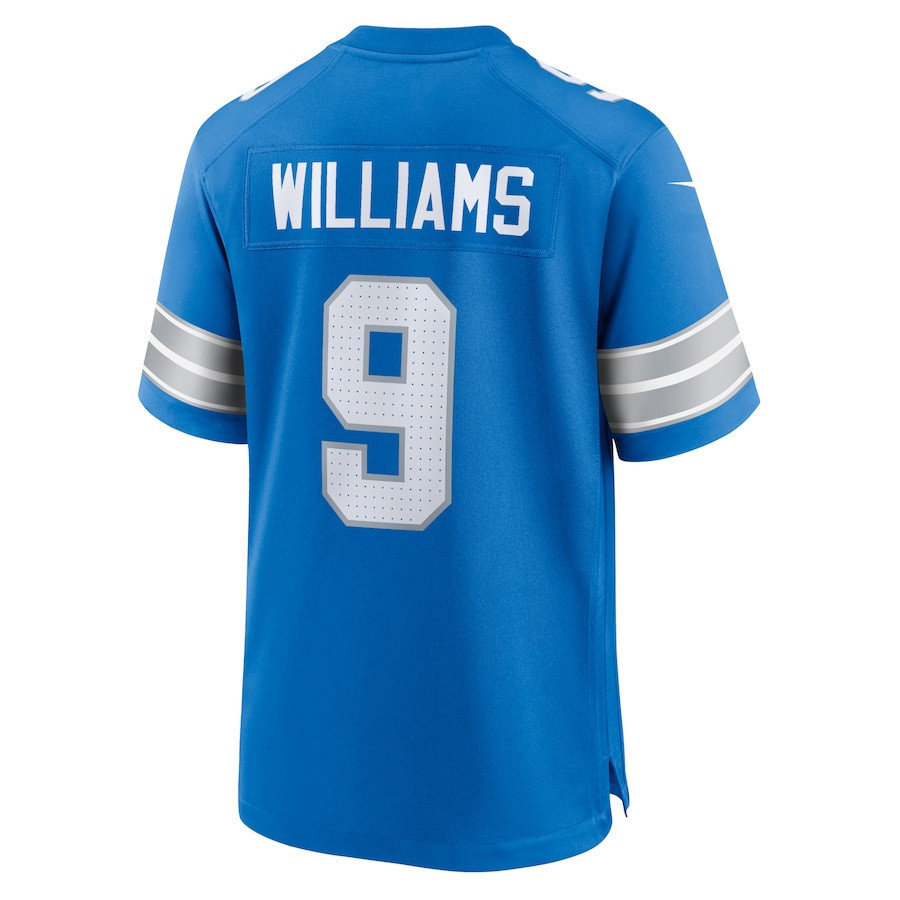 Jameson Williams #9 Detroit Lions Super Bowl LIX Jersey - Men's - Blue