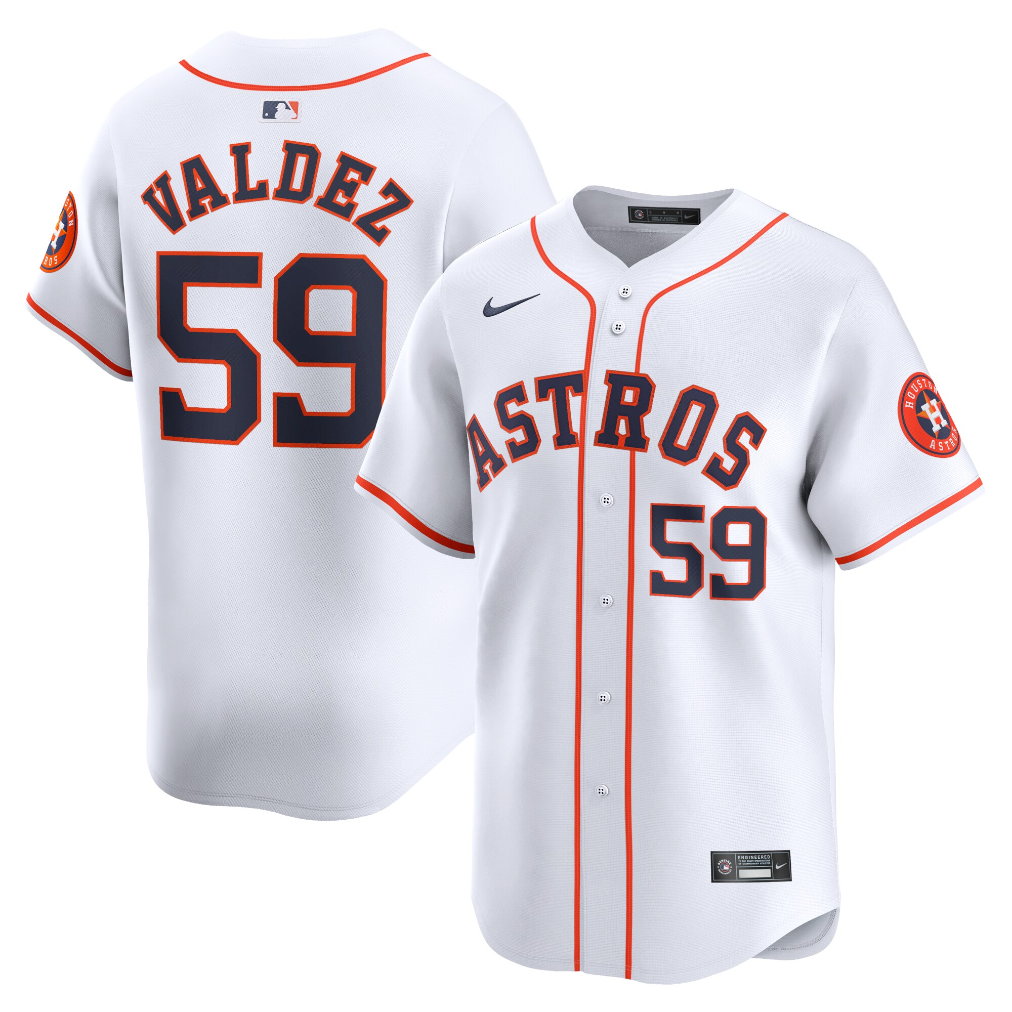 Framber Valdez Houston Astros  Home Limited Player Jersey - White