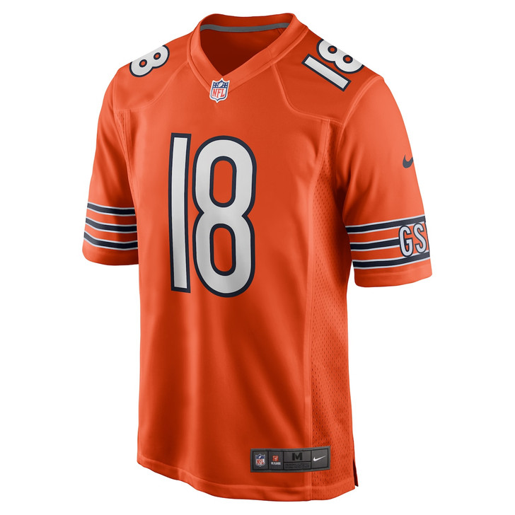 Caleb Williams Chicago Bears Alternate 2024 First Round Pick Player Game Jersey - Orange