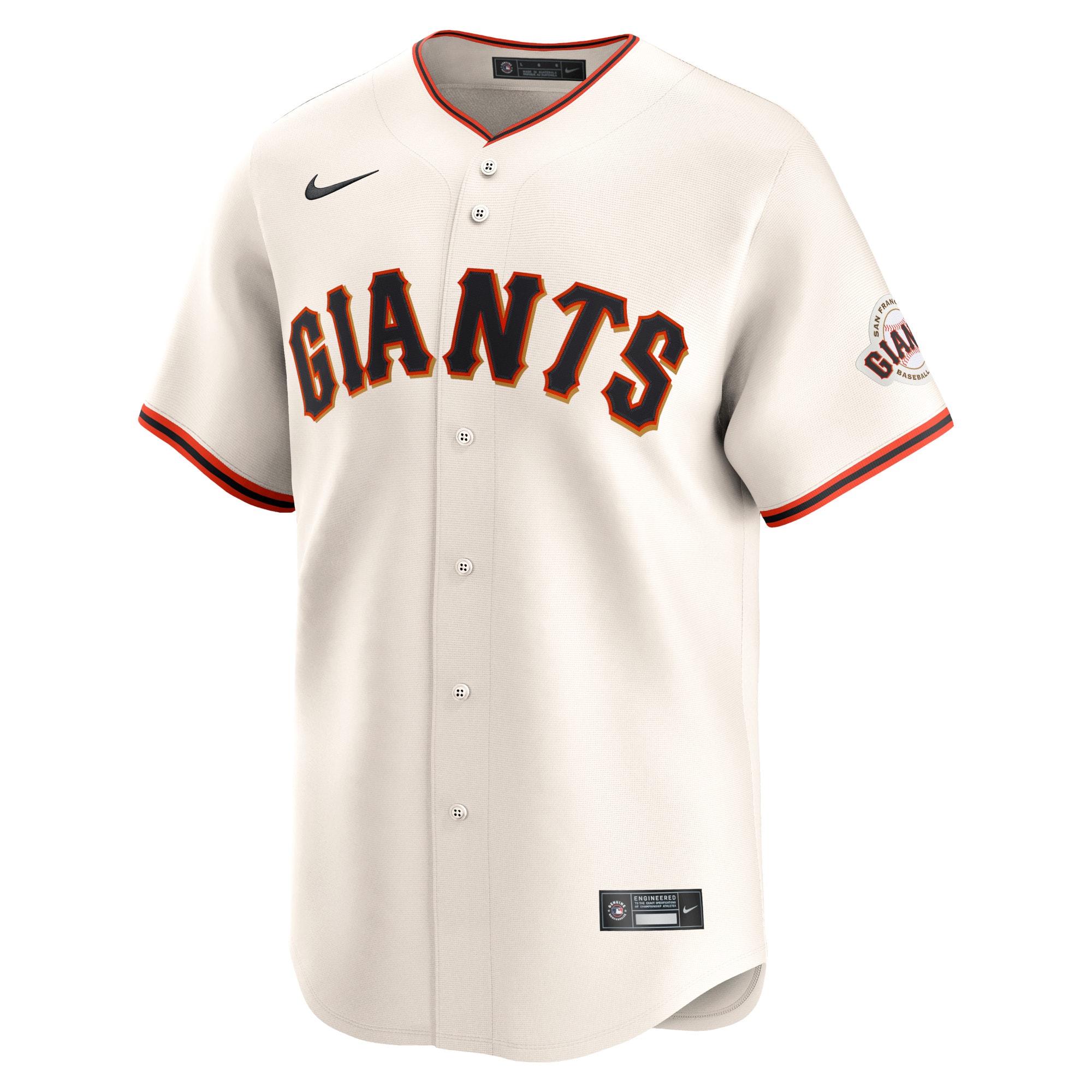 San Francisco Giants  Home Limited Custom Jersey - Cream