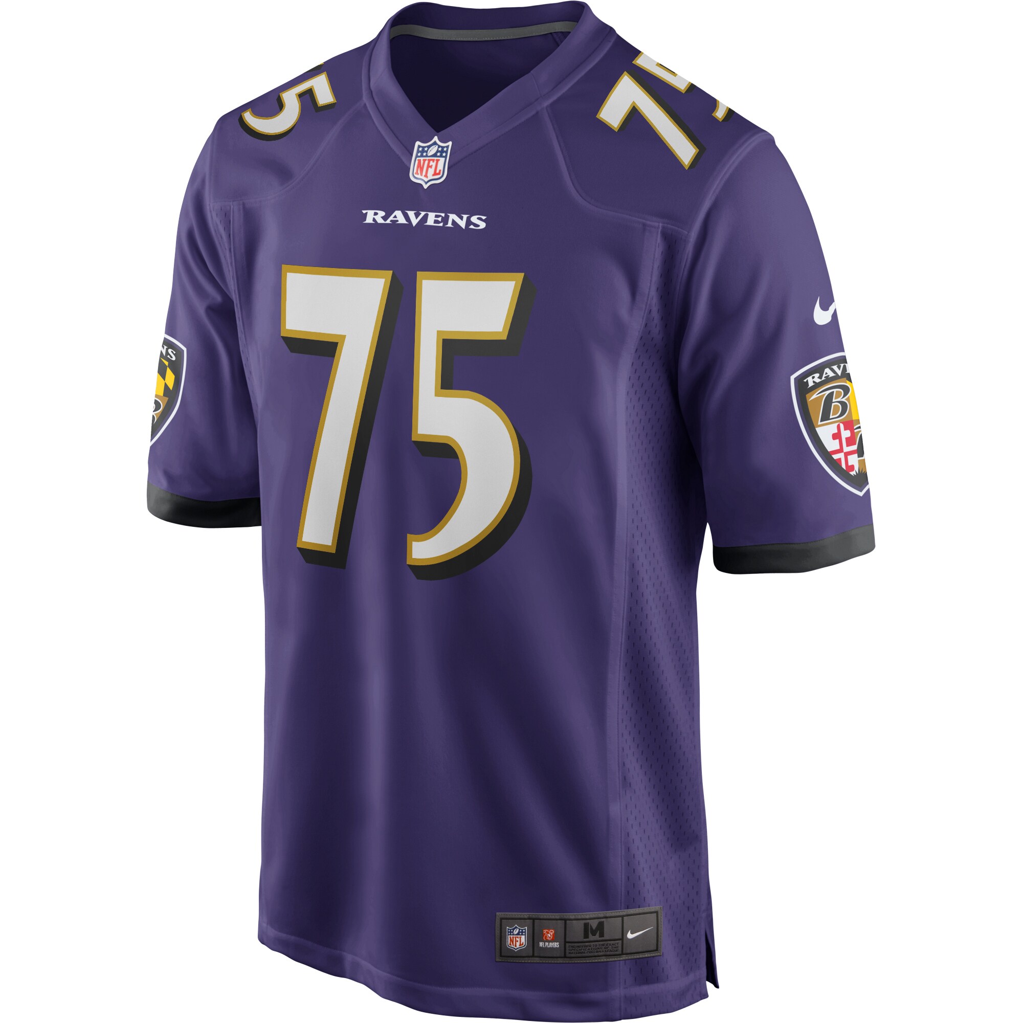 Jonathan Ogden Baltimore Ravens  Game Retired Player Jersey - Purple