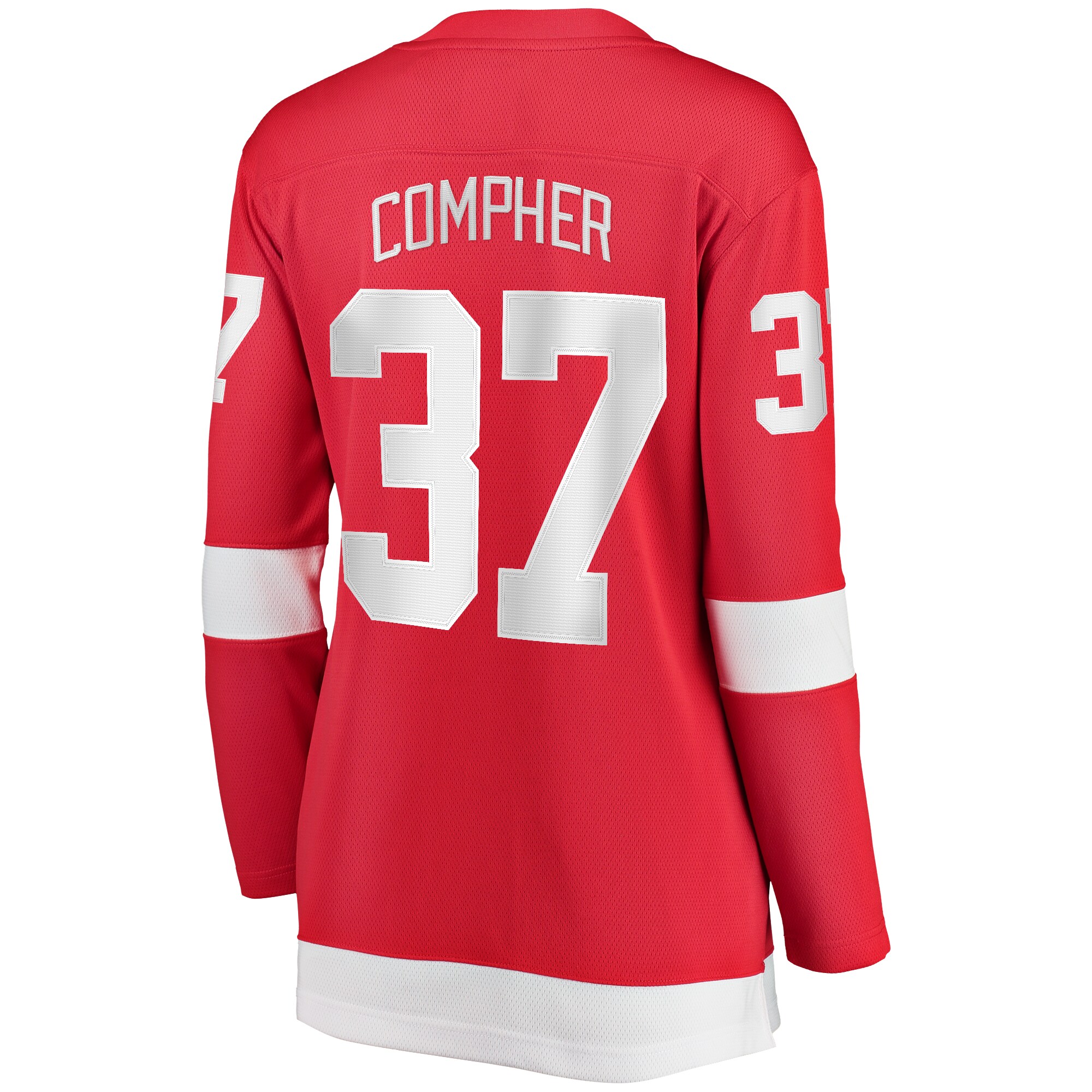 J.T. Compher Detroit Red Wings Fanatics Women's Home Breakaway Player Jersey - Red