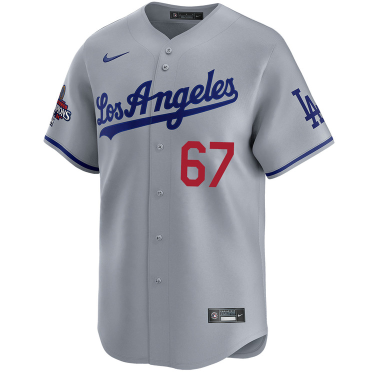 Hunter Feduccia Los Angeles Dodgers Road Limited World Series Champions Jersey