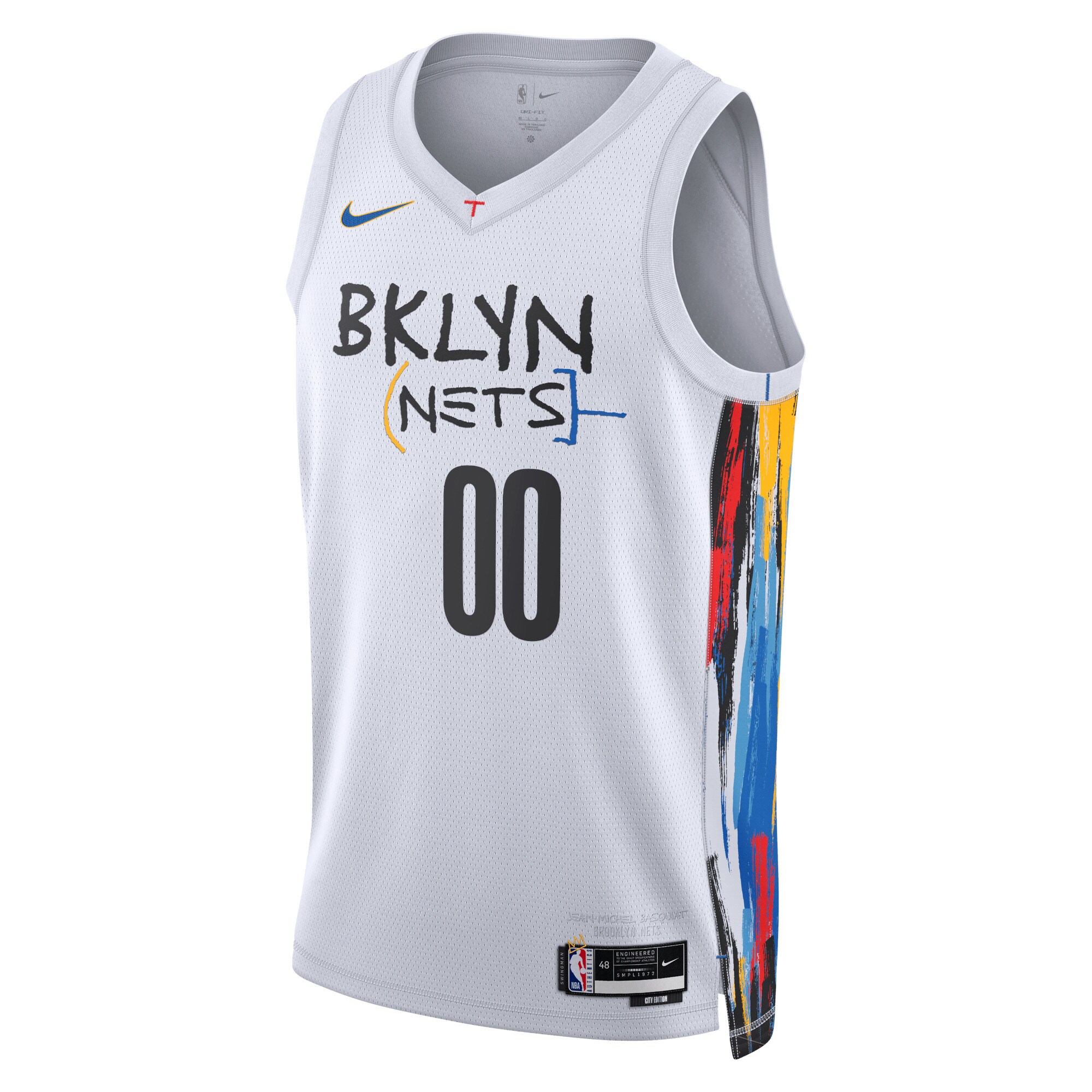 Brooklyn Nets Unisex 2022\/23 Swingman Custom Jersey - City Edition - White
