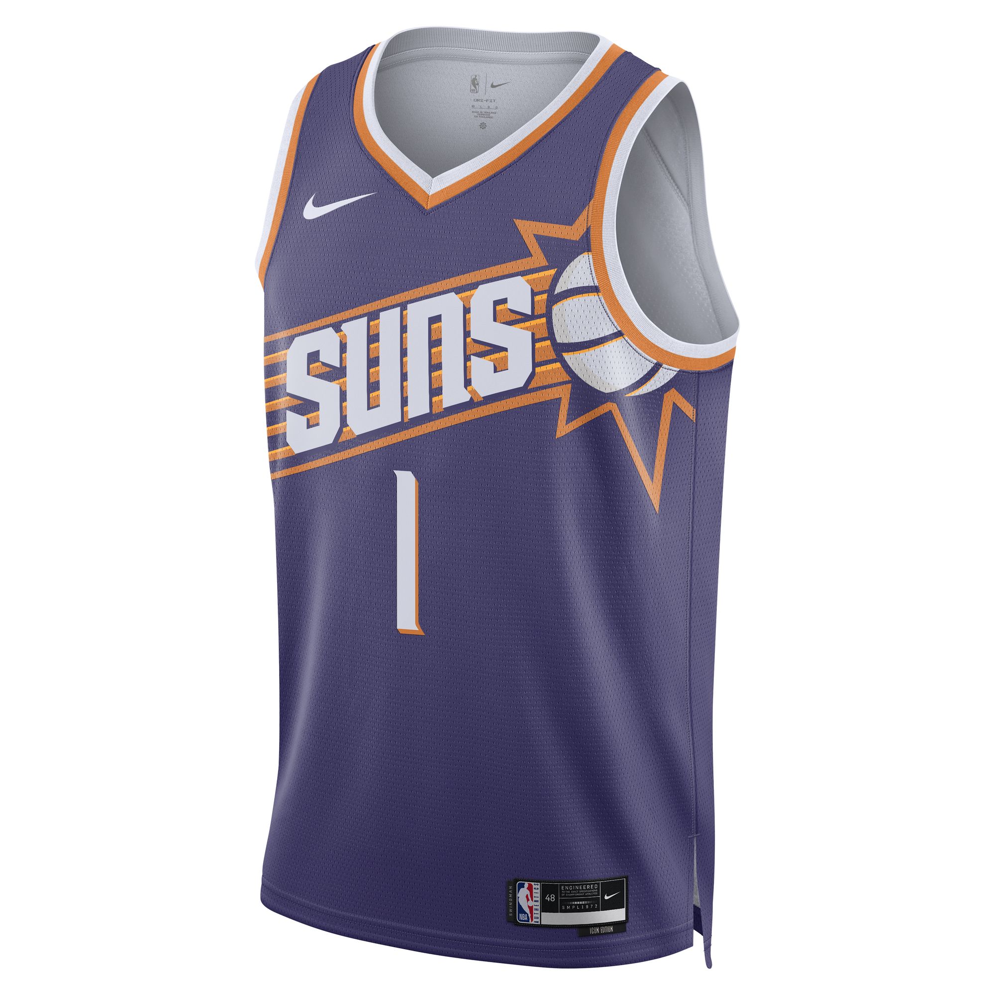 Devin Booker Phoenix Suns Unisex Swingman Jersey - Icon Edition - Purple