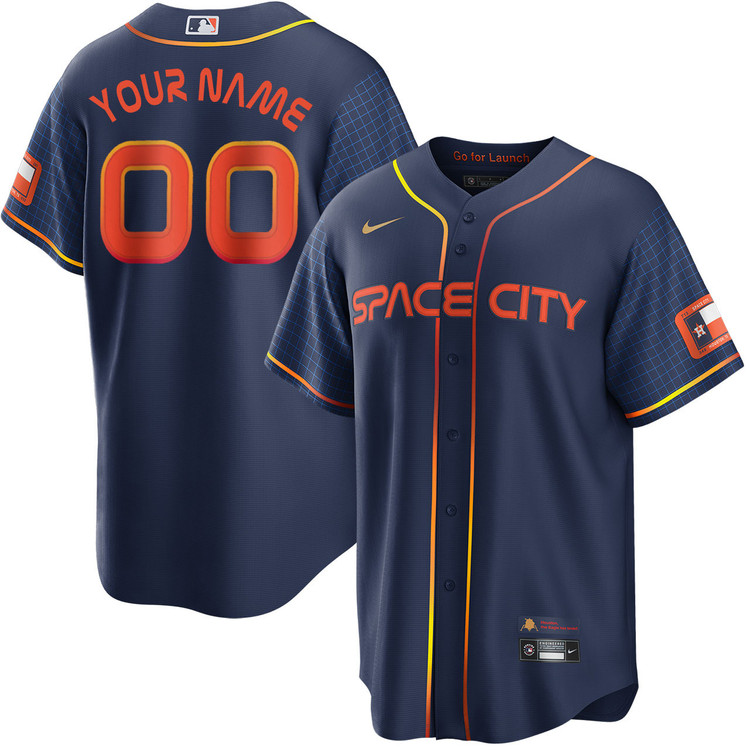 Houston Astros Personalized City Connect Jersey