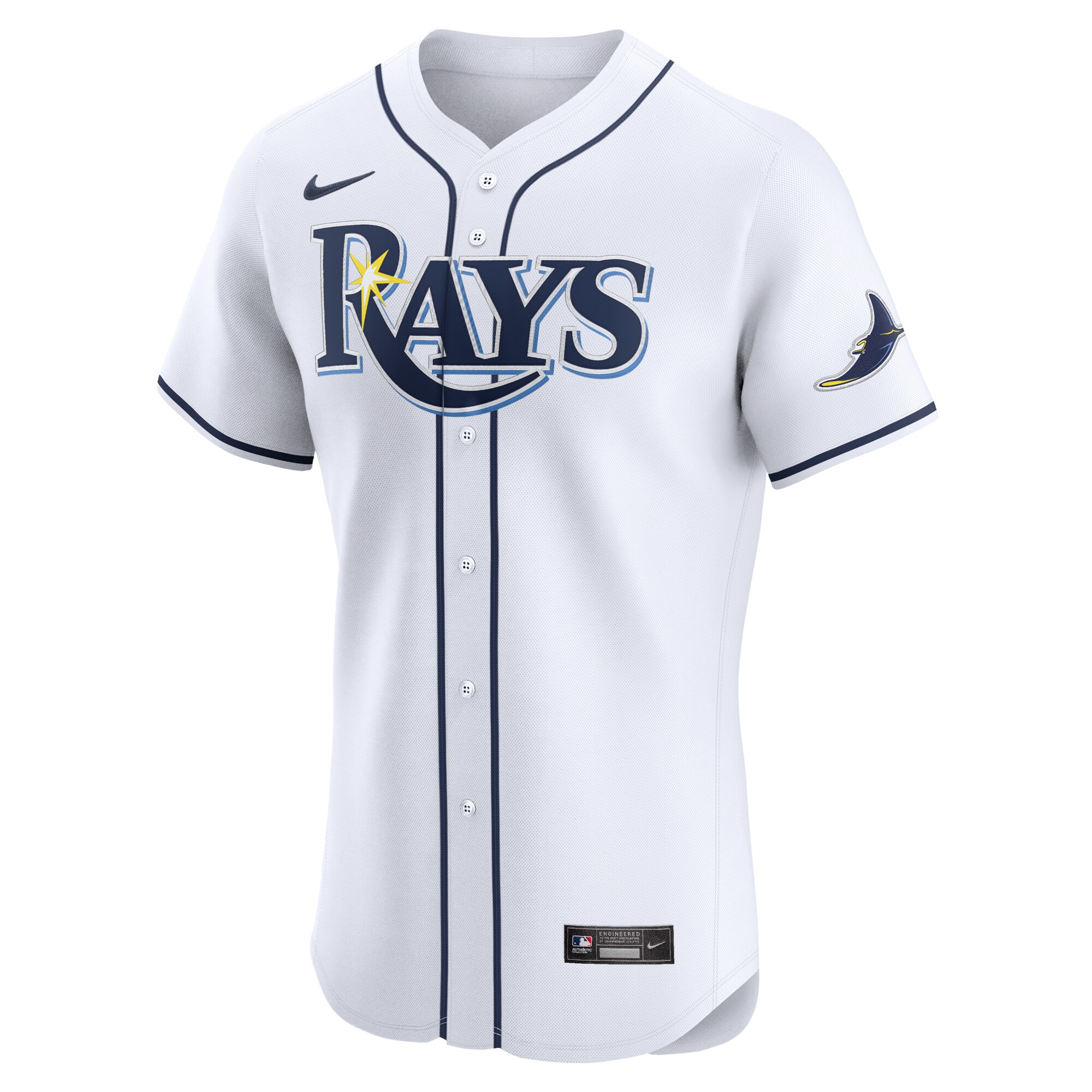 Tampa Bay Rays  Home Elite Jersey - White