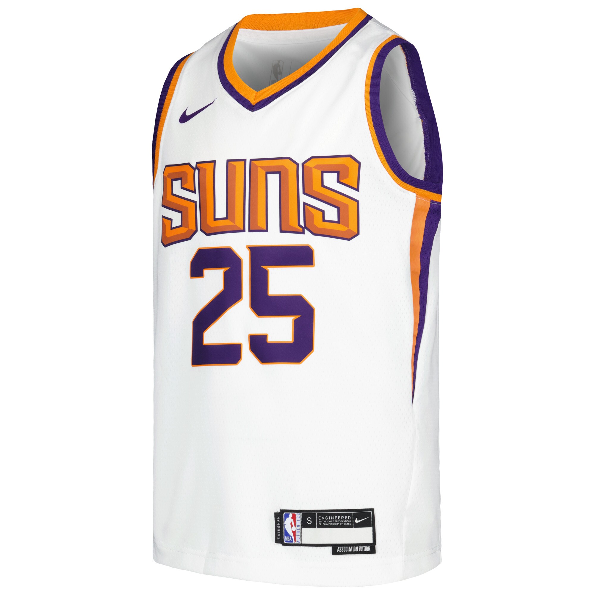 Mikal Bridges Phoenix Suns Youth Swingman Jersey -Association Edition - White