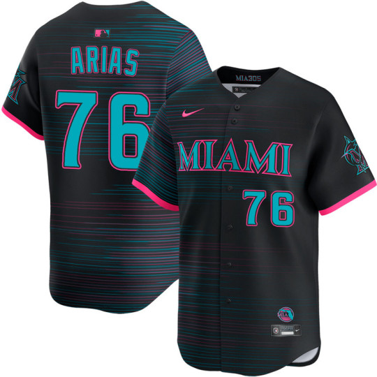 Luarbert Arias Miami Marlins City Connect 2.0 Limited Jersey