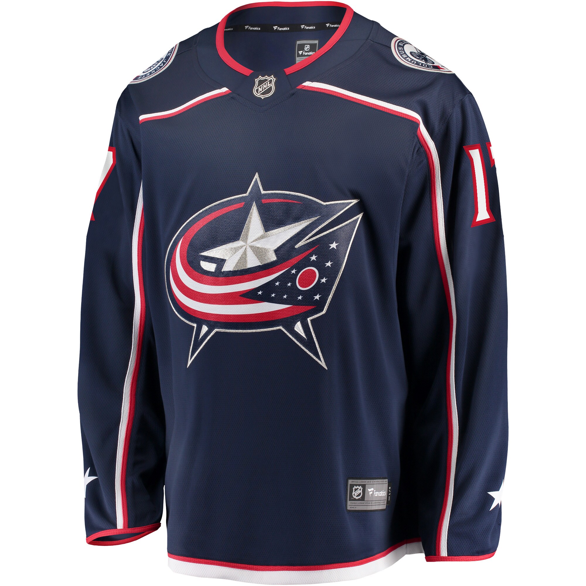 Justin Danforth Columbus Blue Jackets Fanatics Home Breakaway Player Jersey - Navy