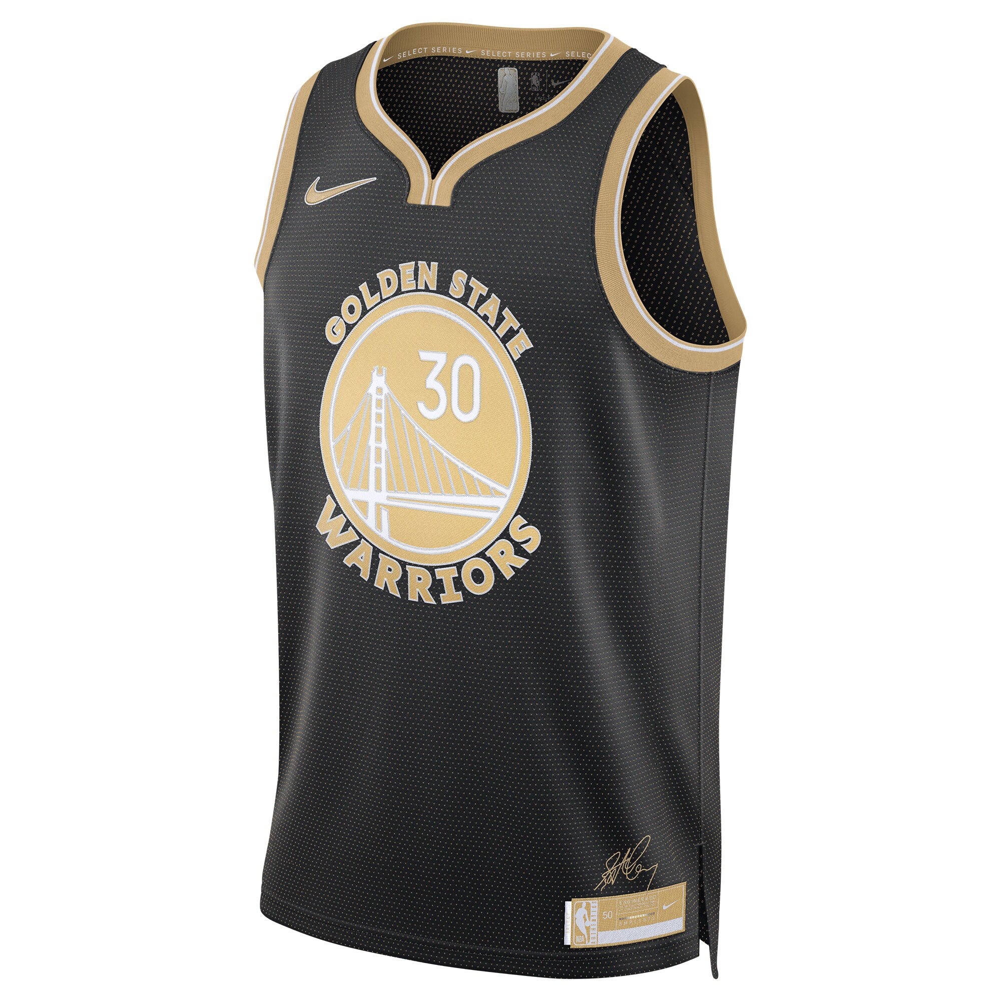 Stephen Curry Golden State Warriors Unisex Select Series Swingman Jersey Black