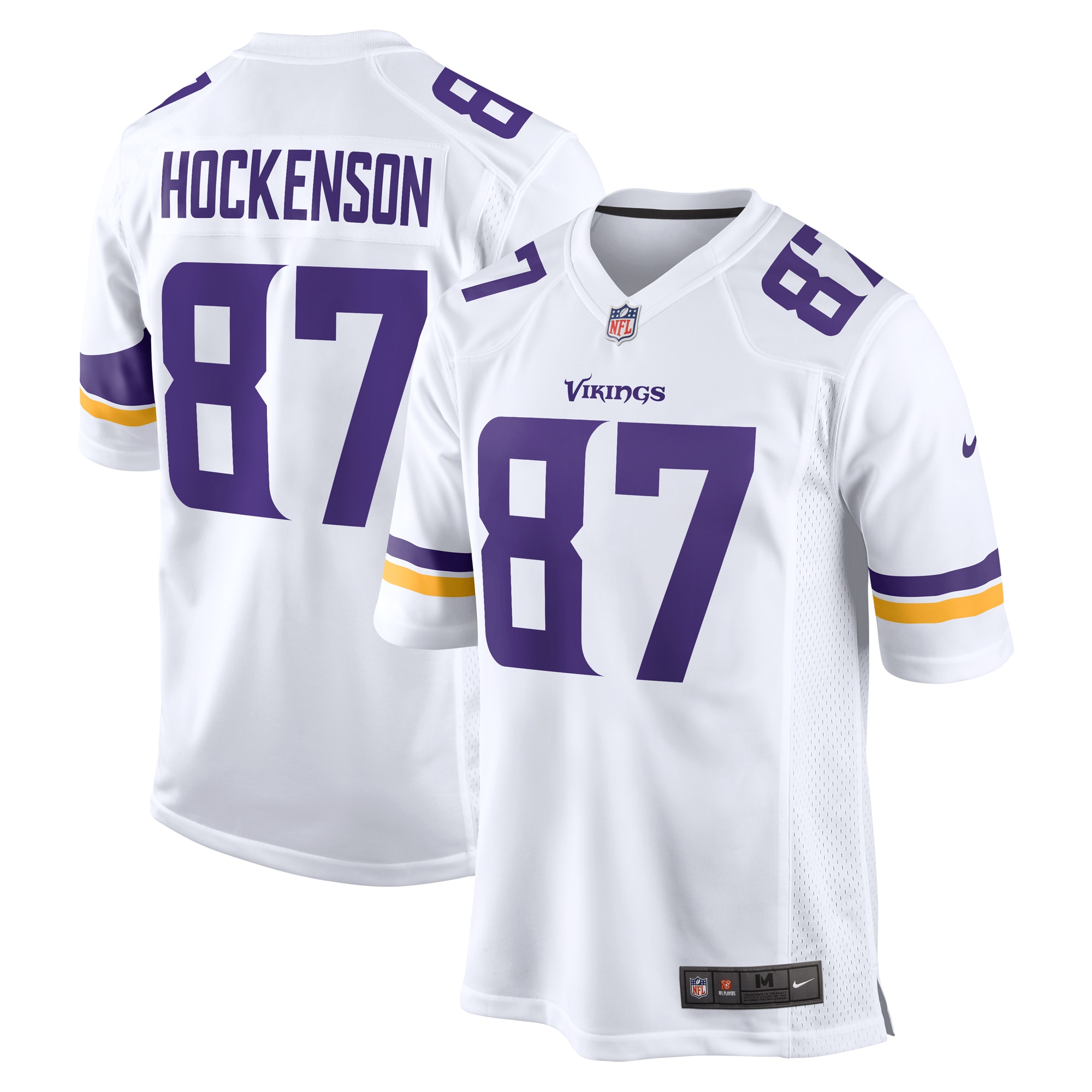 T.J. Hockenson Minnesota Vikings  Game Player Jersey - White