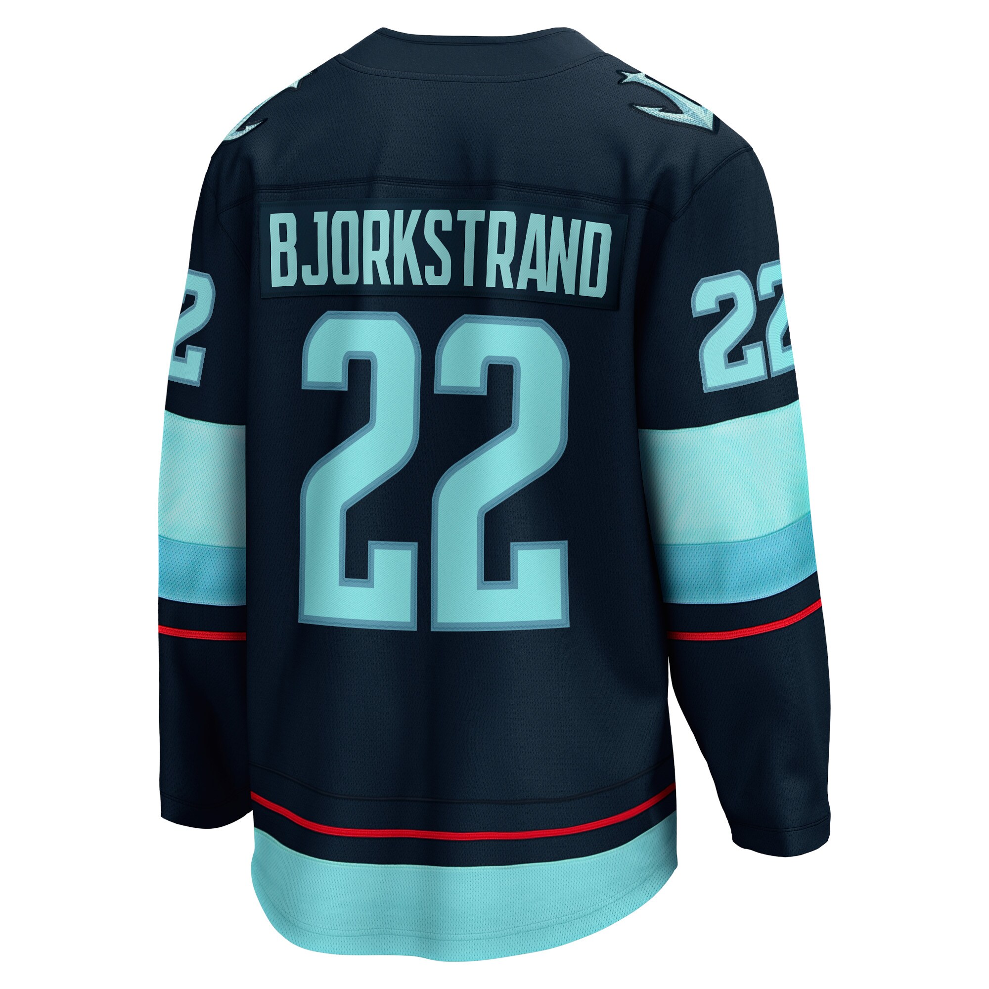 Oliver Bjorkstrand Seattle Kraken Fanatics Home Breakaway Player Jersey - Deep Sea Blue