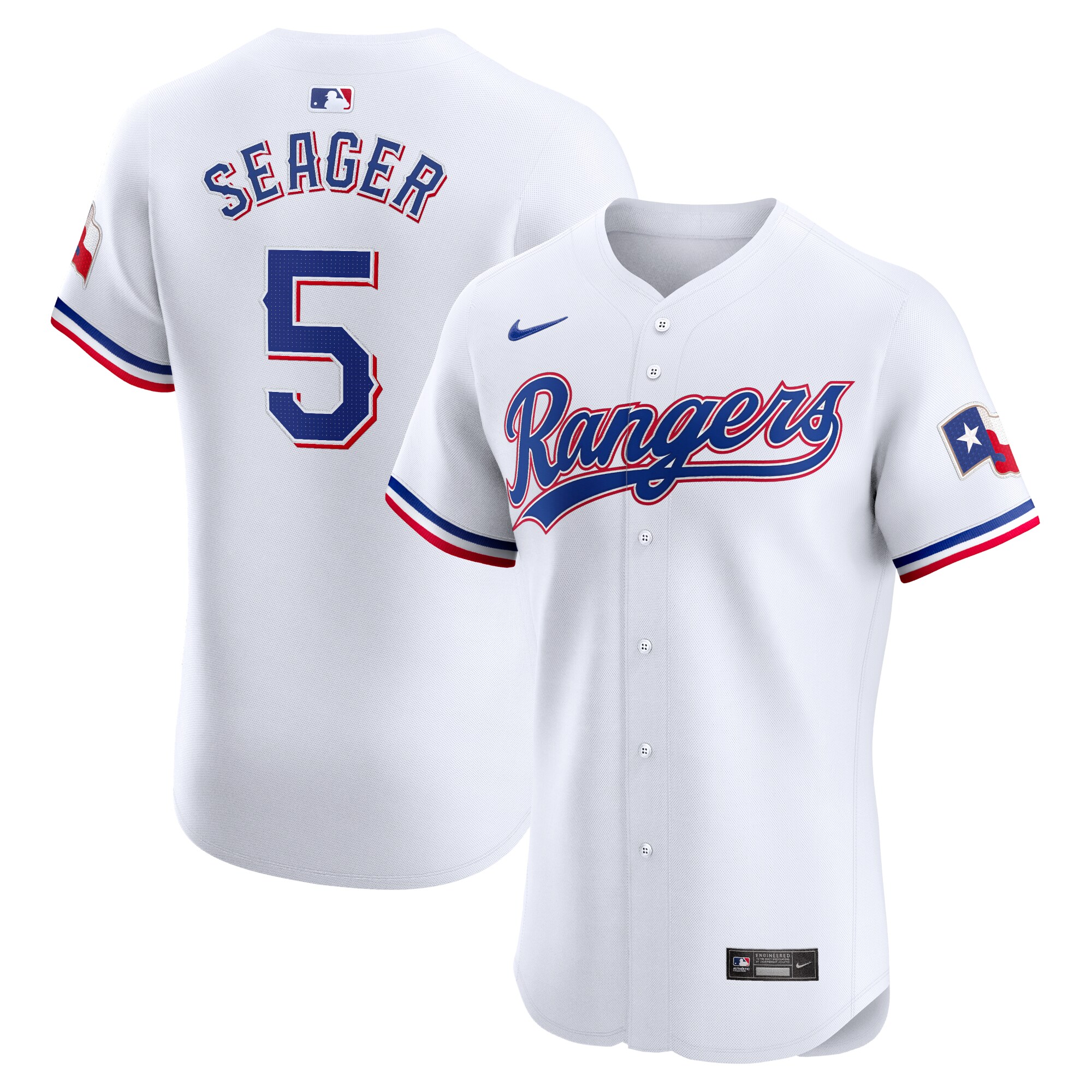 Corey Seager Texas Rangers  Home Elite Player Jersey - White