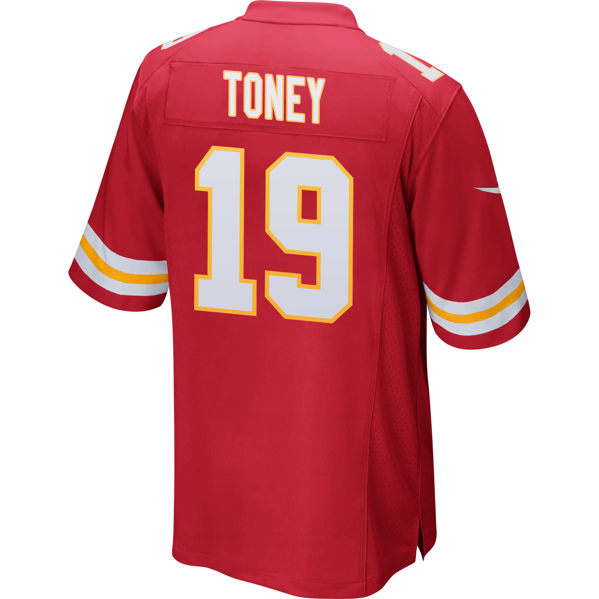 Kadarius Toney 19 Kansas City Chiefs Super Bowl LVIII Patch Game Men Jersey - Red