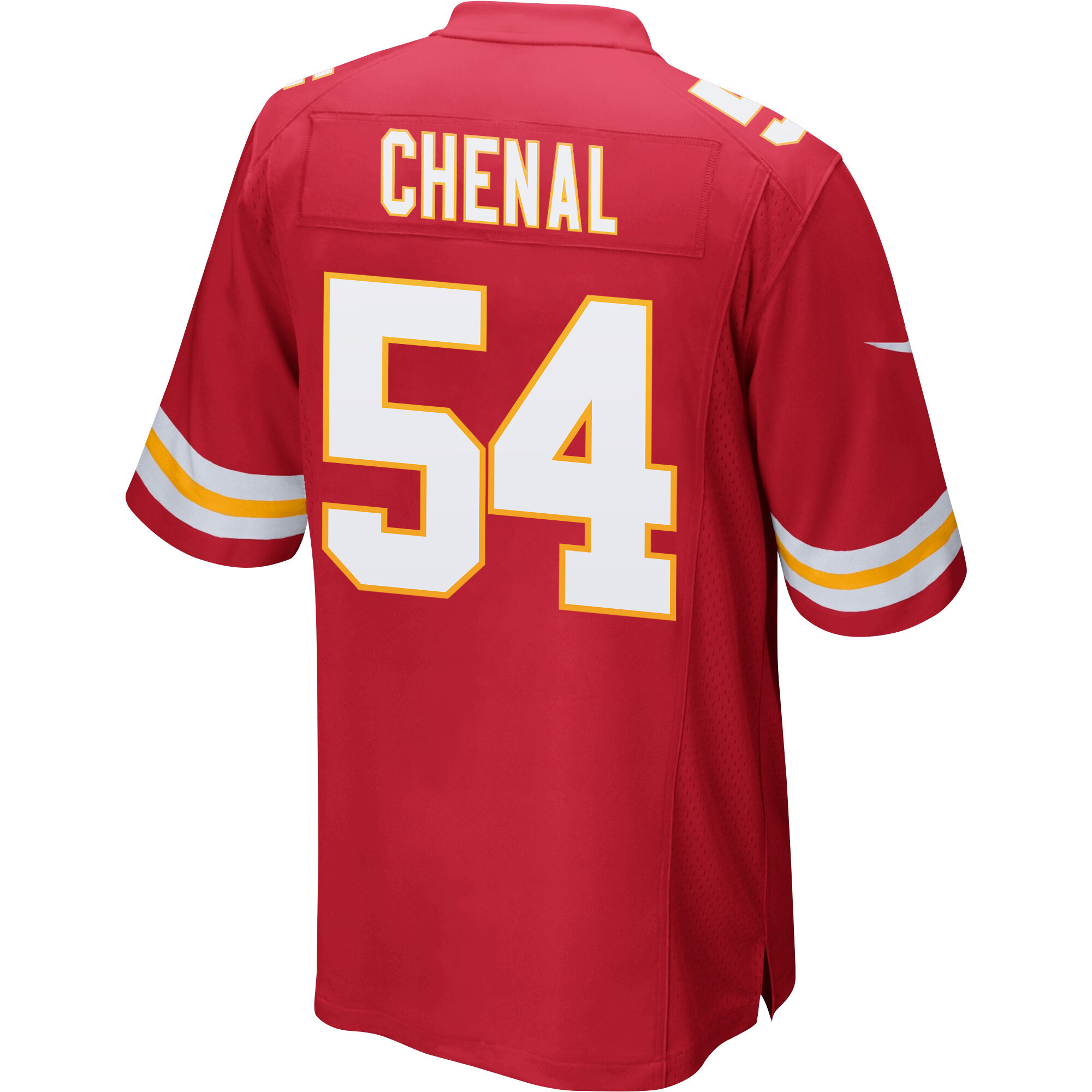 Leo Chenal 54 Kansas City Chiefs Super Bowl LVII Champions 3 Stars Men Game Jersey - Red