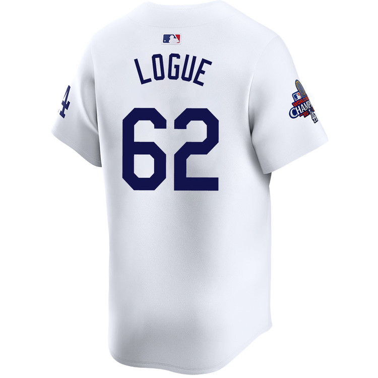 Zach Logue Los Angeles Dodgers Home Limited World Series Champions Jersey