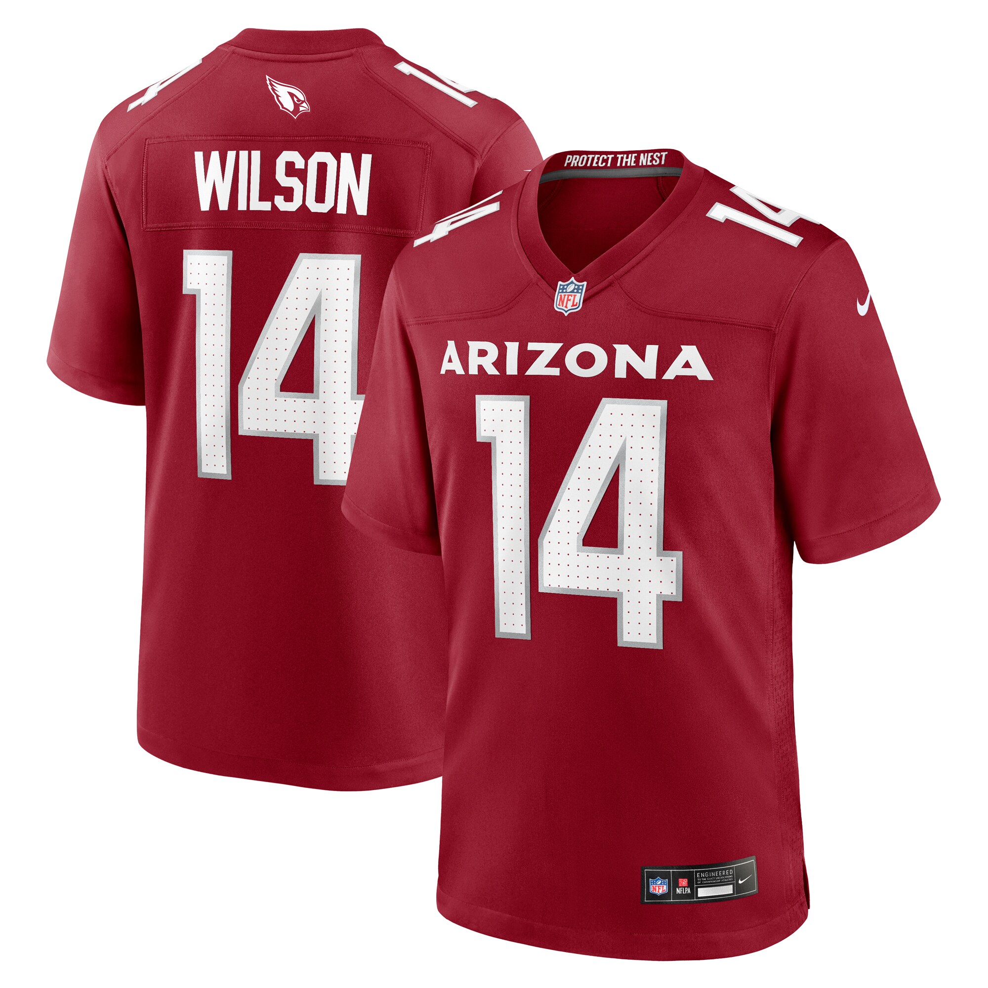 Michael Wilson Arizona Cardinals  Team Game Jersey -  Cardinal