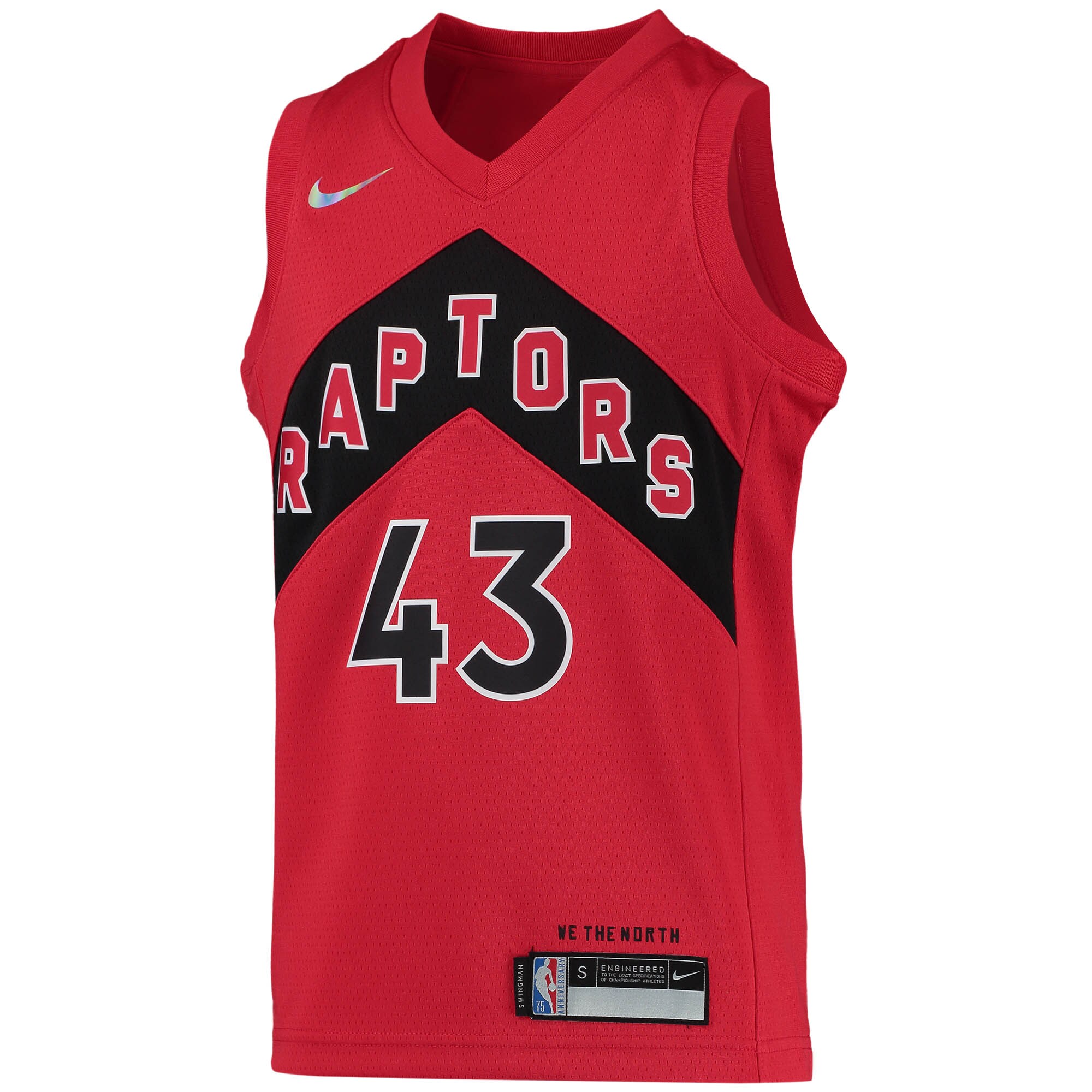 Pascal Siakam Toronto Raptors Youth 2021\/22 Diamond Swingman Jersey - Icon Edition - Red