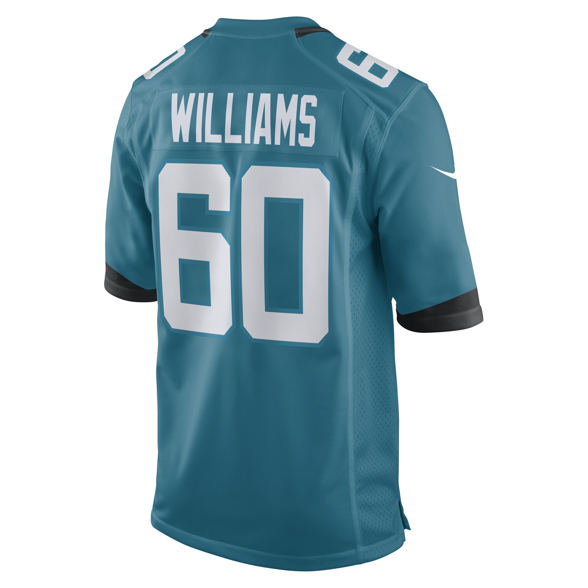 Darryl Williams Jacksonville Jaguars  Game Player Jersey - Teal