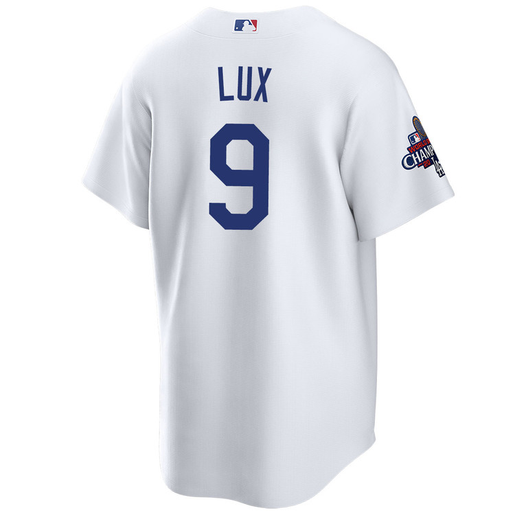 Gavin Lux Los Angeles Dodgers Home World Series Champions Jersey