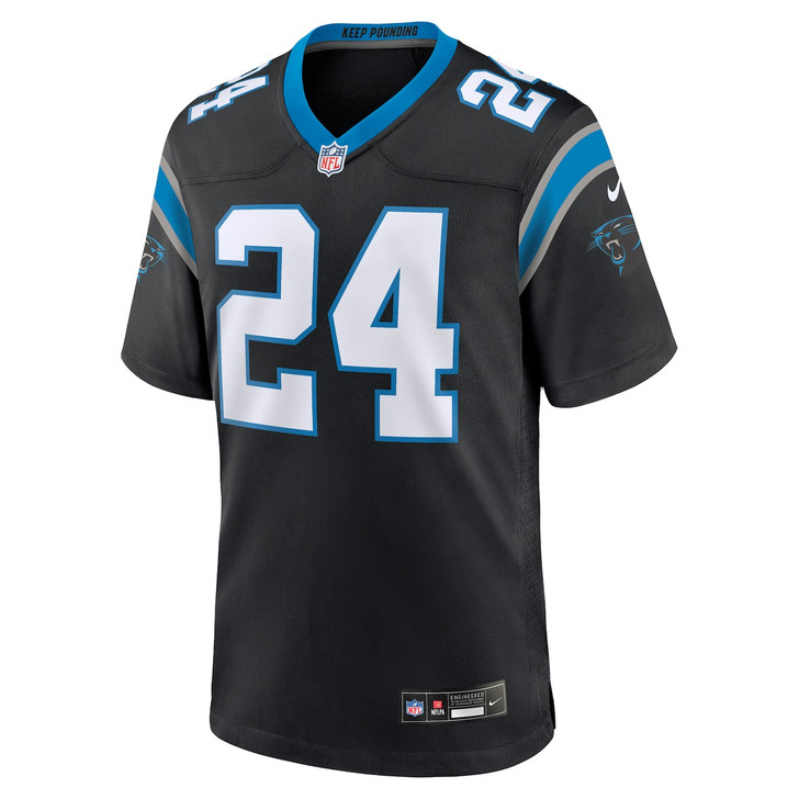 Jonathon Brooks Carolina Panthers 2024 Game Jersey - Black