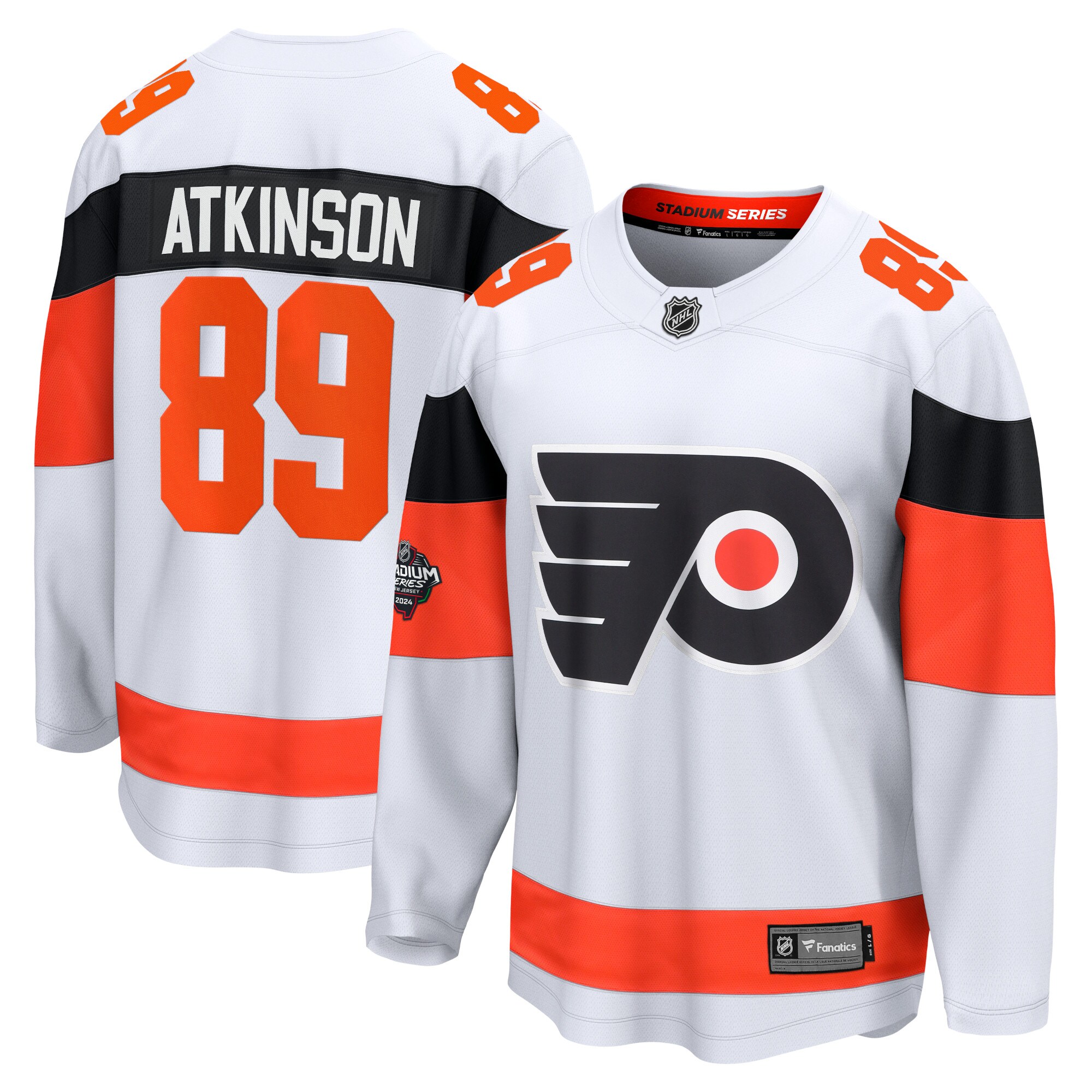 Cam Atkinson Philadelphia Flyers Fanatics 2024 NHL Stadium Series Breakaway Player Jersey White
