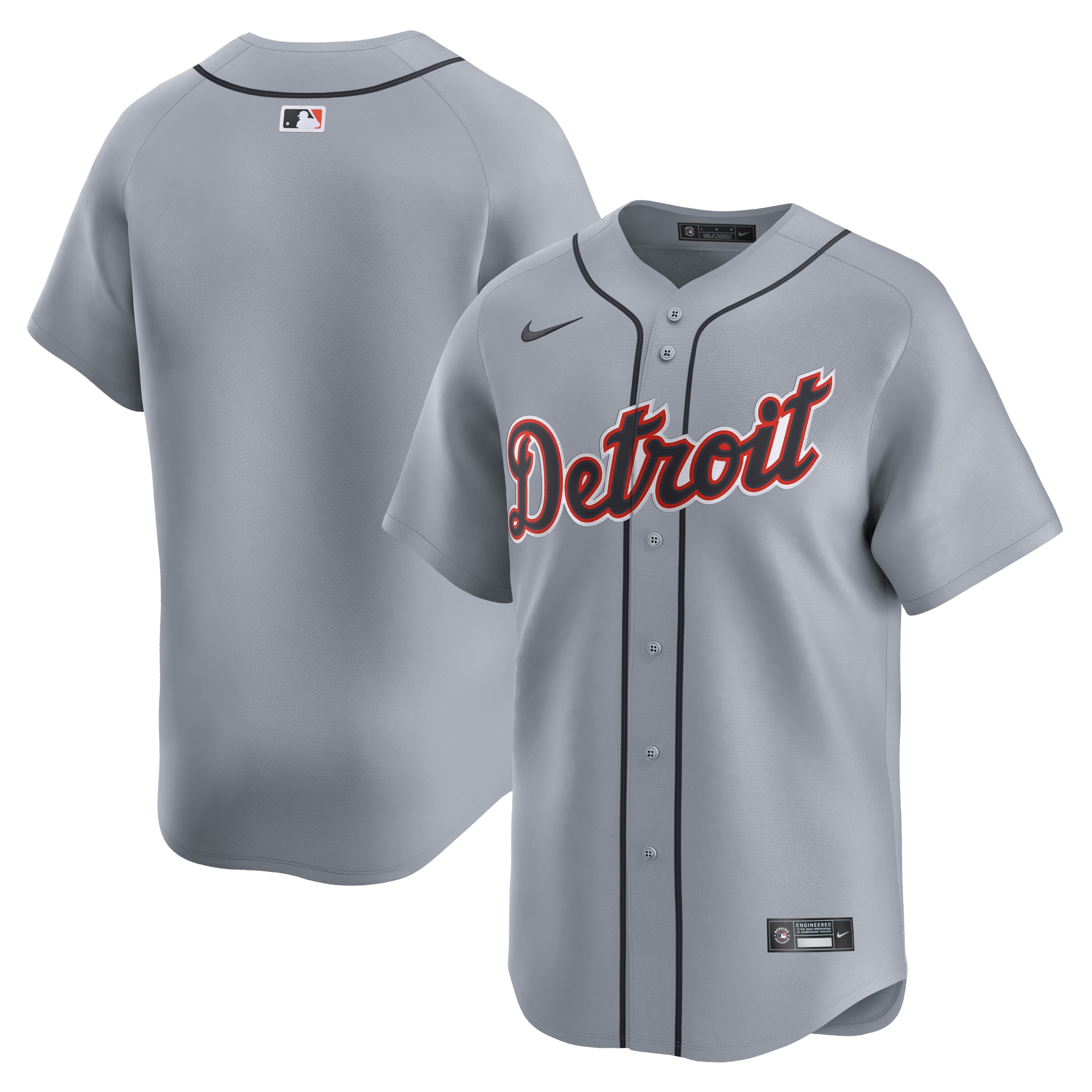 Detroit Tigers  Road Limited Jersey Gray
