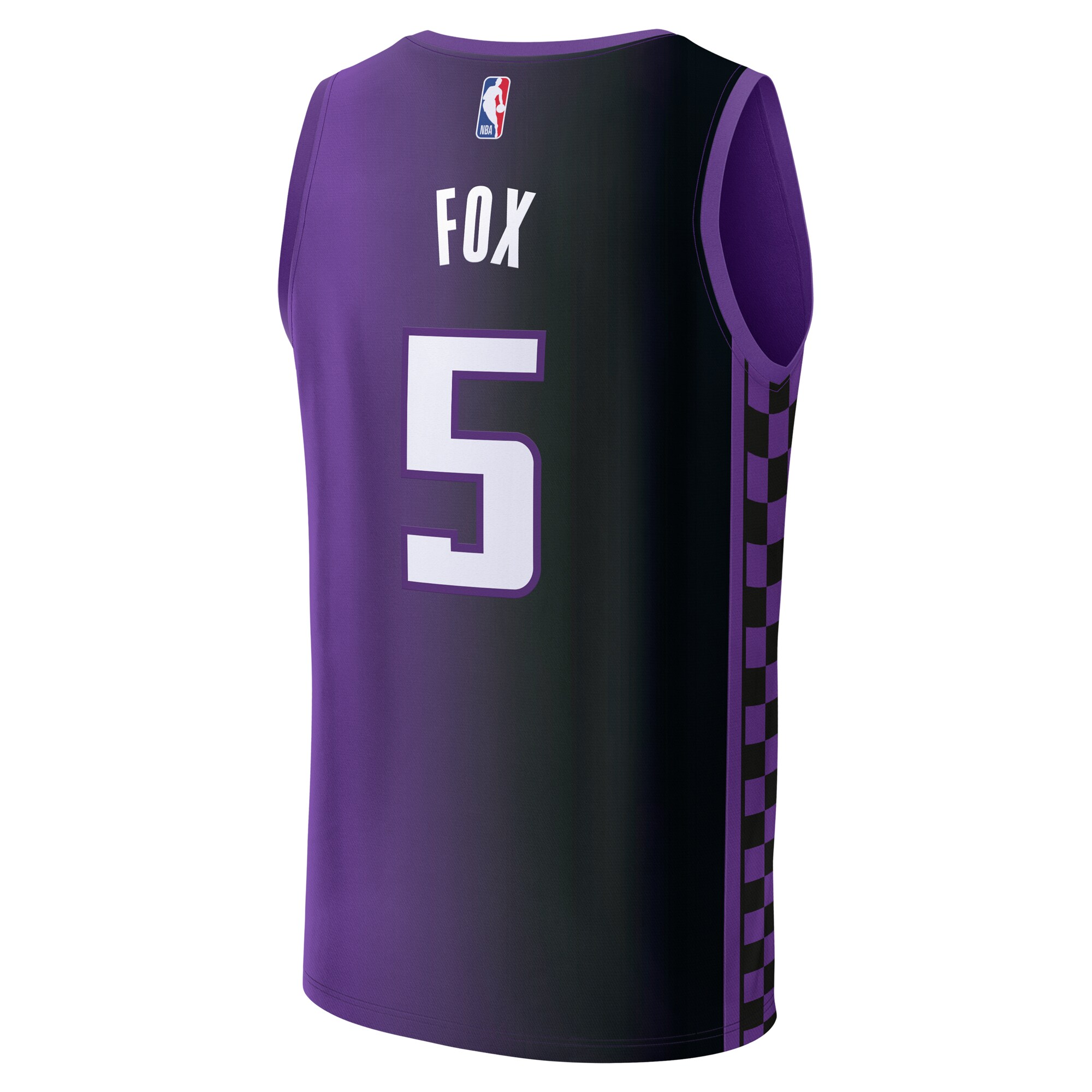 De'Aaron Fox Sacramento Kings Fanatics Youth Fast Break Replica Player Jersey - Statement Edition - Purple
