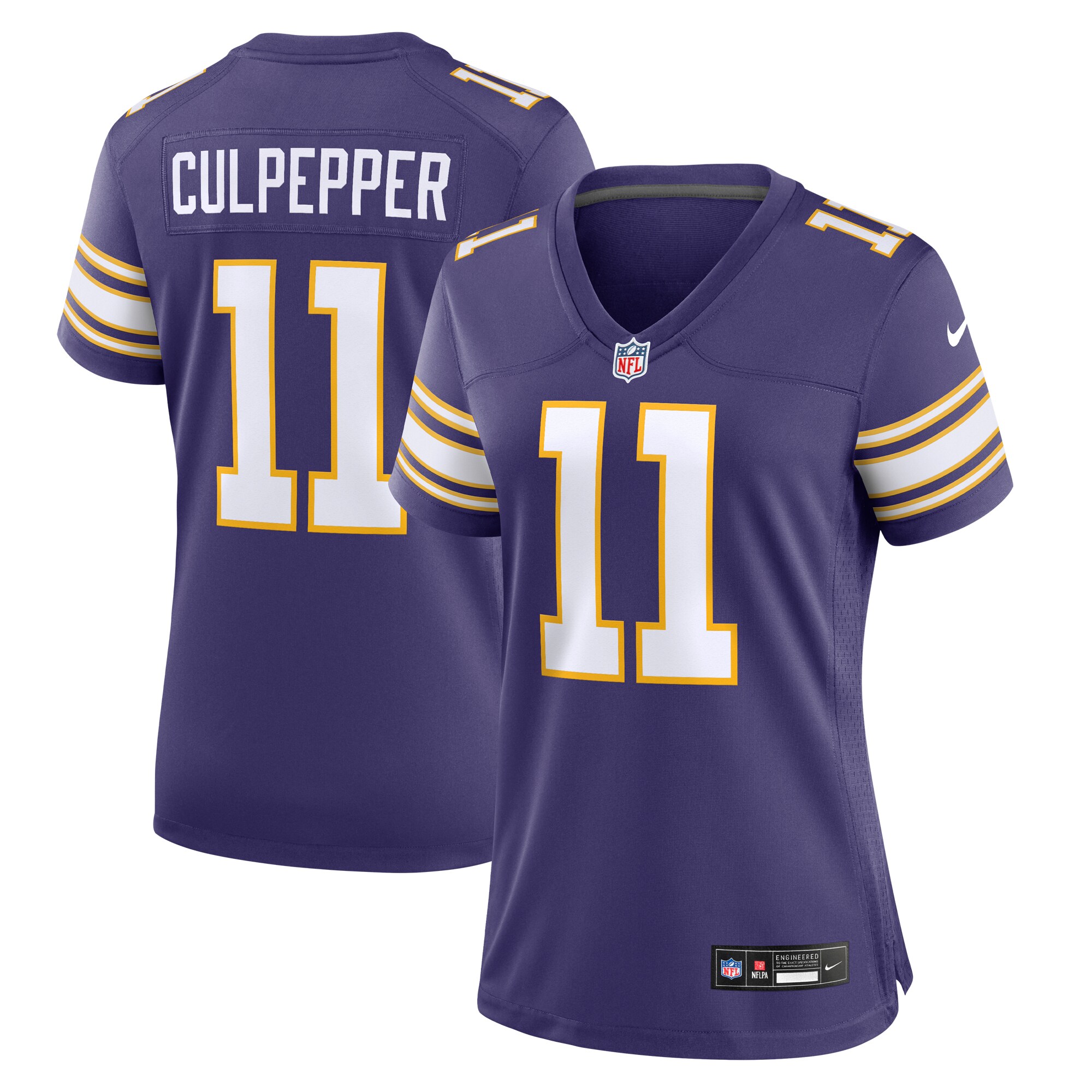 Daunte Culpepper Minnesota Vikings Women's Classic Retired Player Game Jersey - Purple